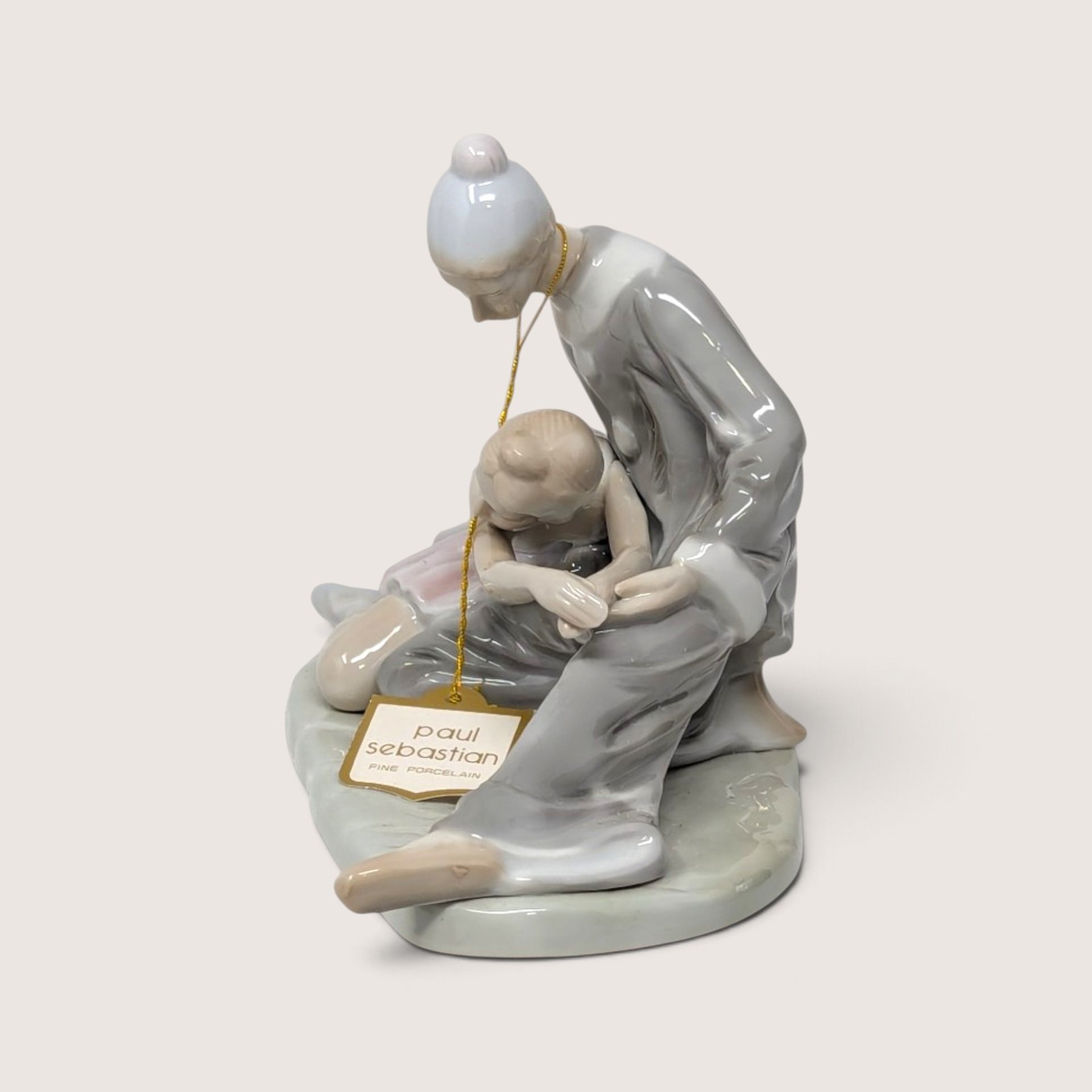 Vintage Paul Sebastian Porcelain Ballet Figurine Dancer Figurine