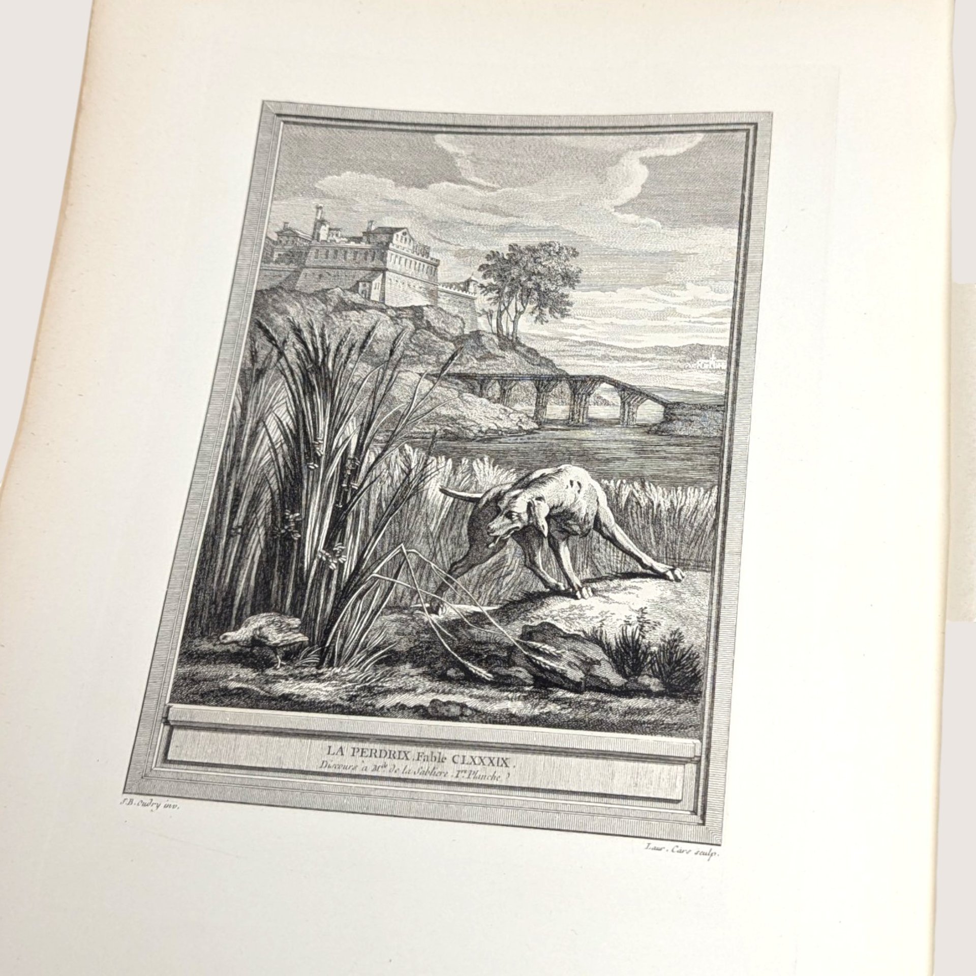 1887 Fables de La Fontaine Tome Quatrieme Antique French Book
