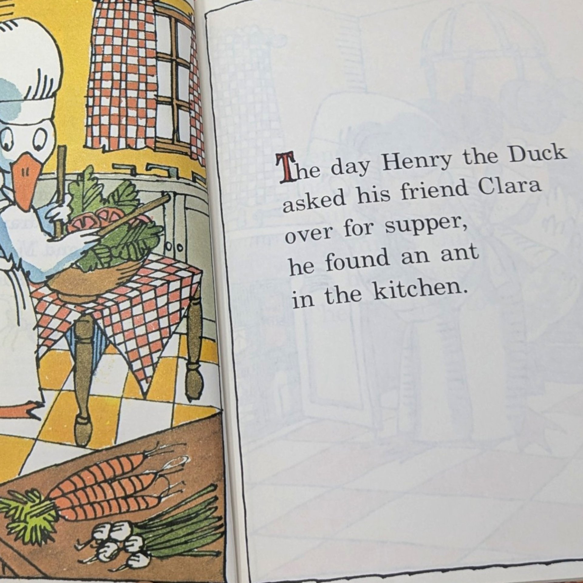 Vintage Henry's Awful Mistake Robert Quackenbush Hardcover Childrens Book