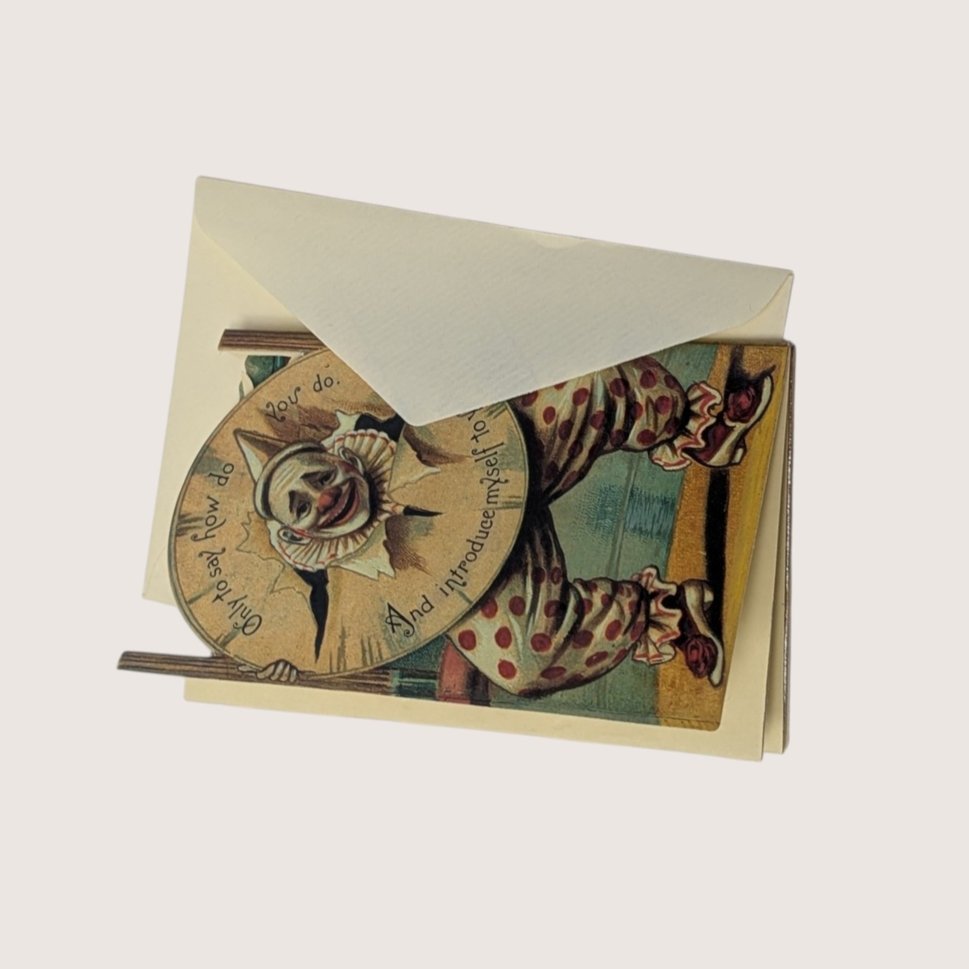 Vintage 1985 Merrimack Circus Fold Out Card