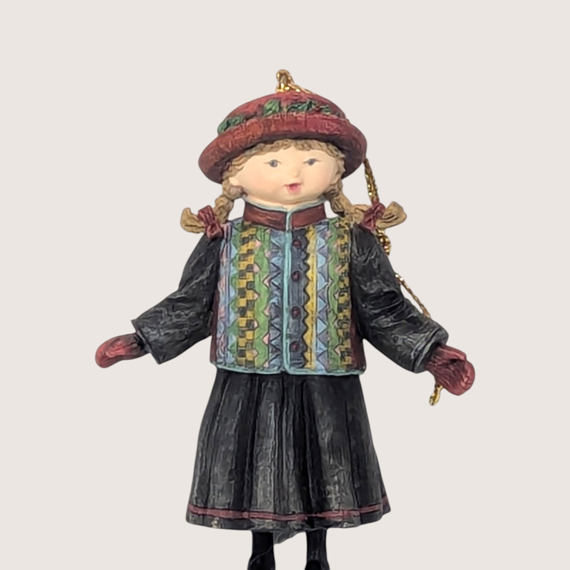 Vintage Lang And Wise Girl Ornament