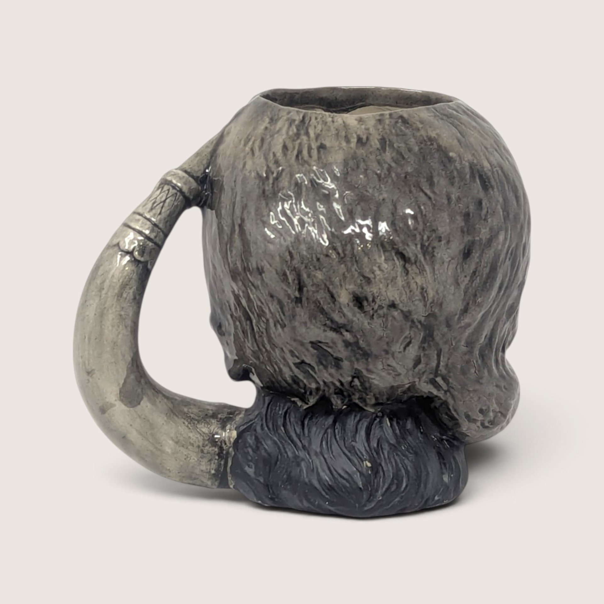 1976 Handpainted Ceramic Davy Crockett Character Mug