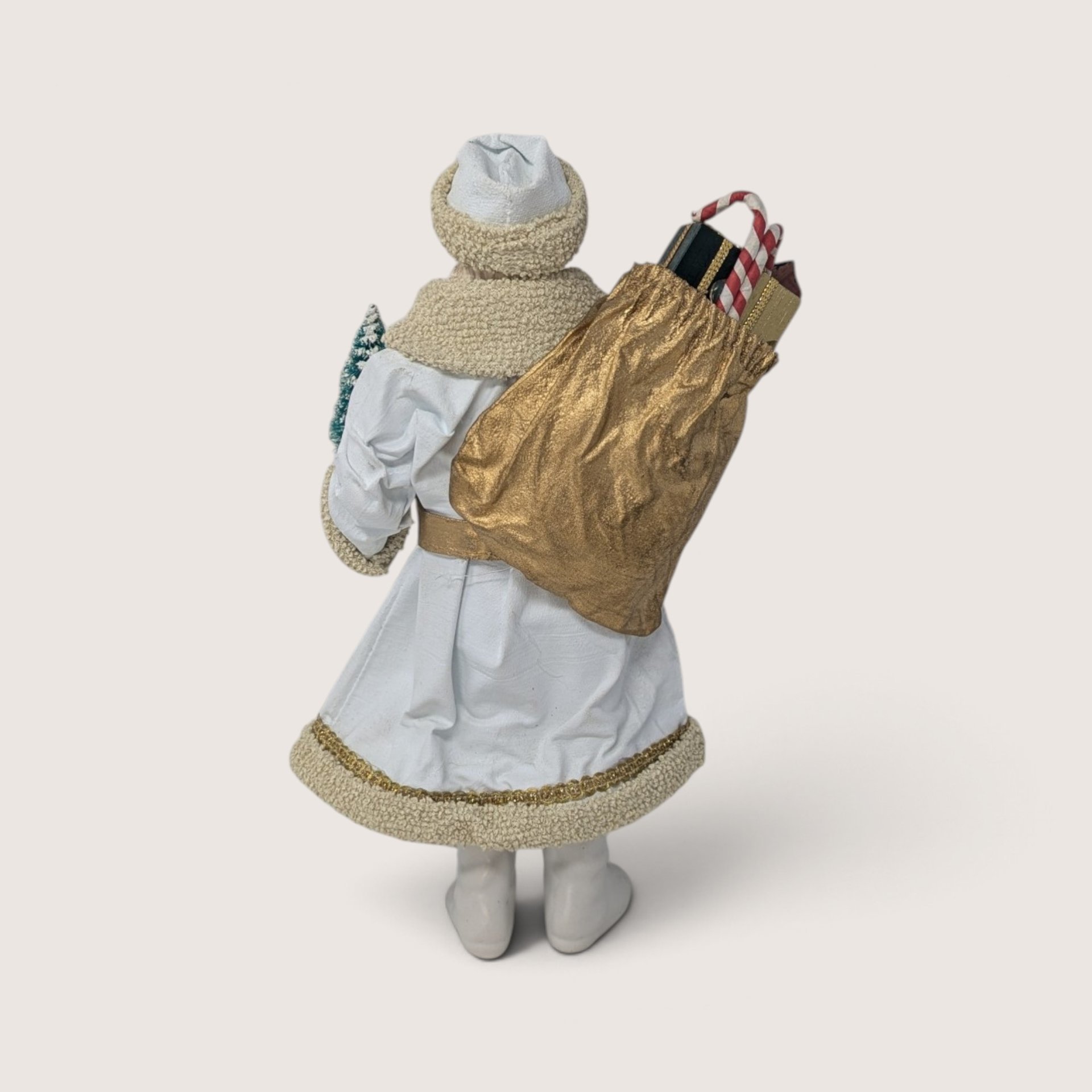 1988 Vintage Clothique Possible Dreams White Santa Figurine