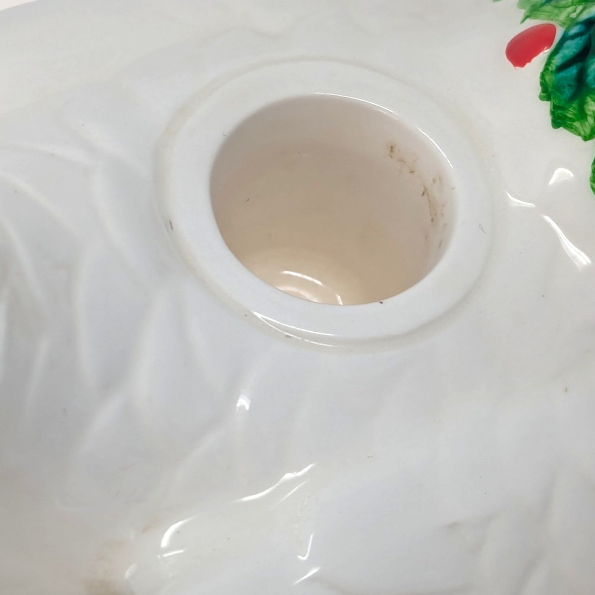 Vintage Fitz And Floyd Ceramic Christmas Dove Candle Holders