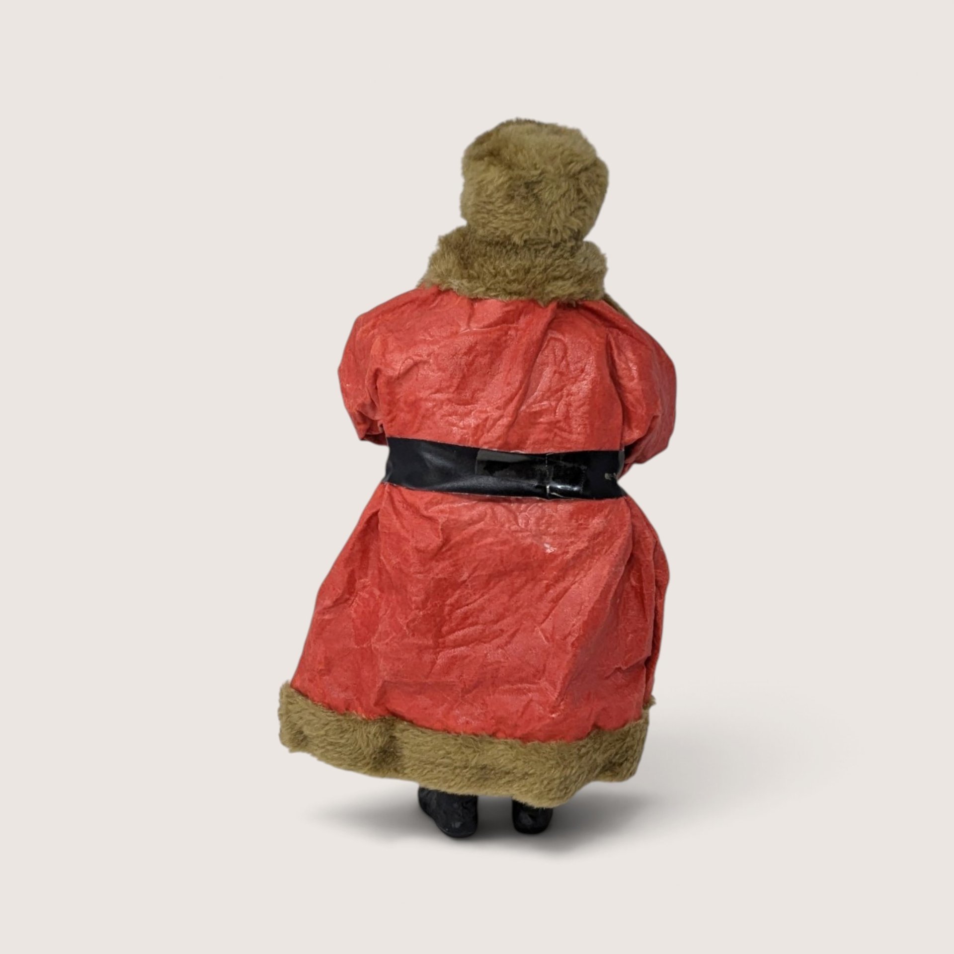 Vintage Russ Standing Santa Red Coat Fur Trim Figurine