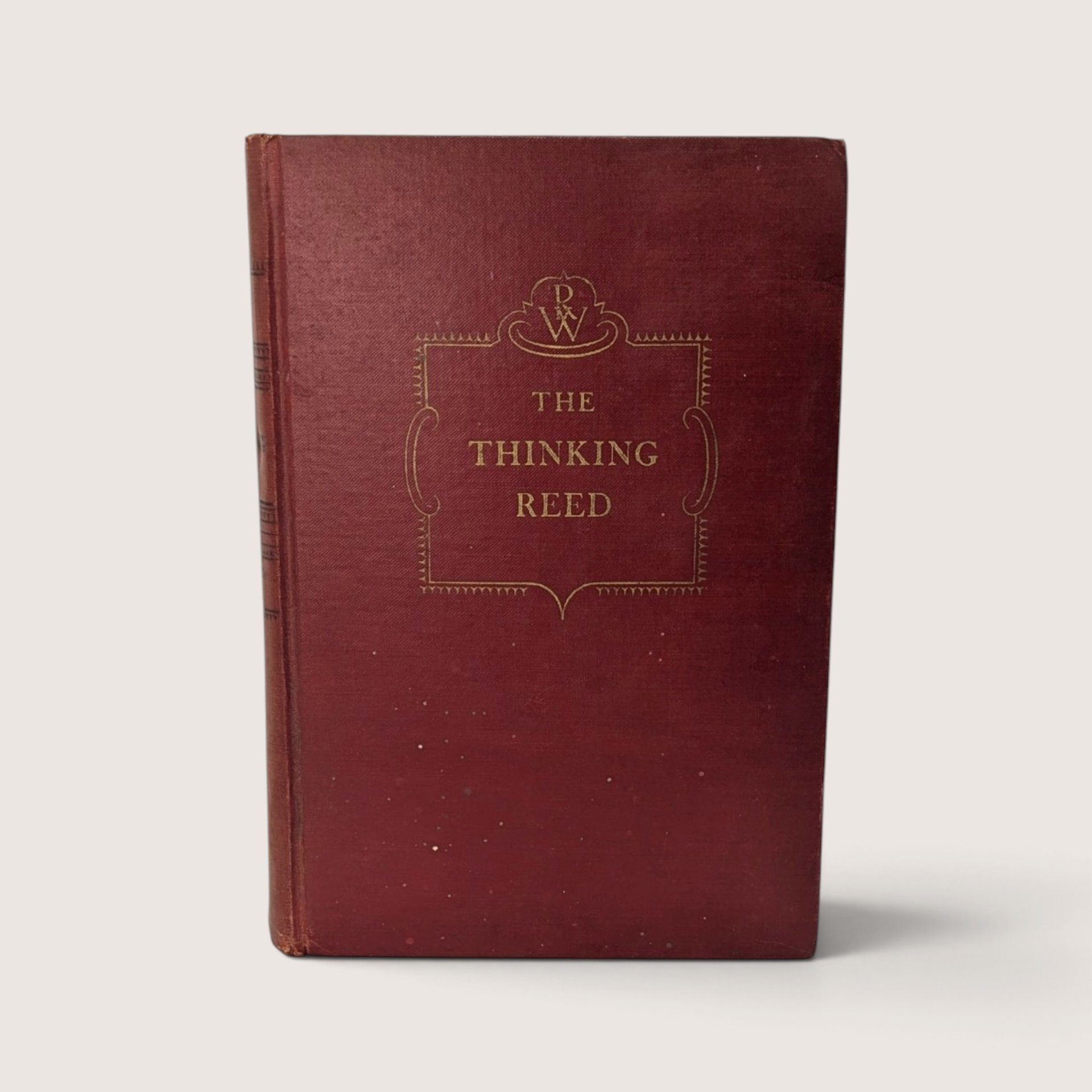 Vintage 1936 hardcover book The Thinking Reed by Rebecca West published by The Viking Press.