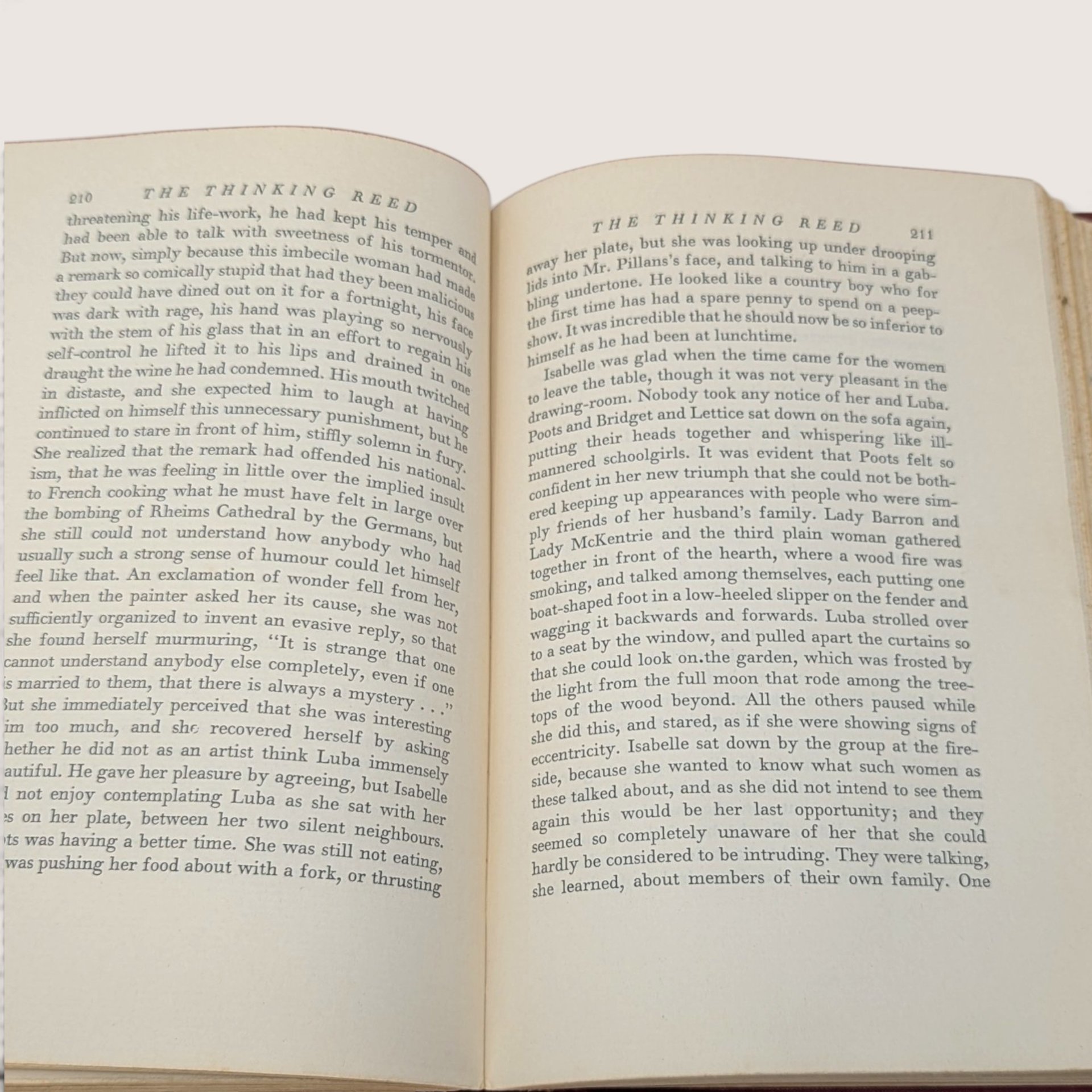 1936 The Thinking Reed Rebecca West Hardcover Book