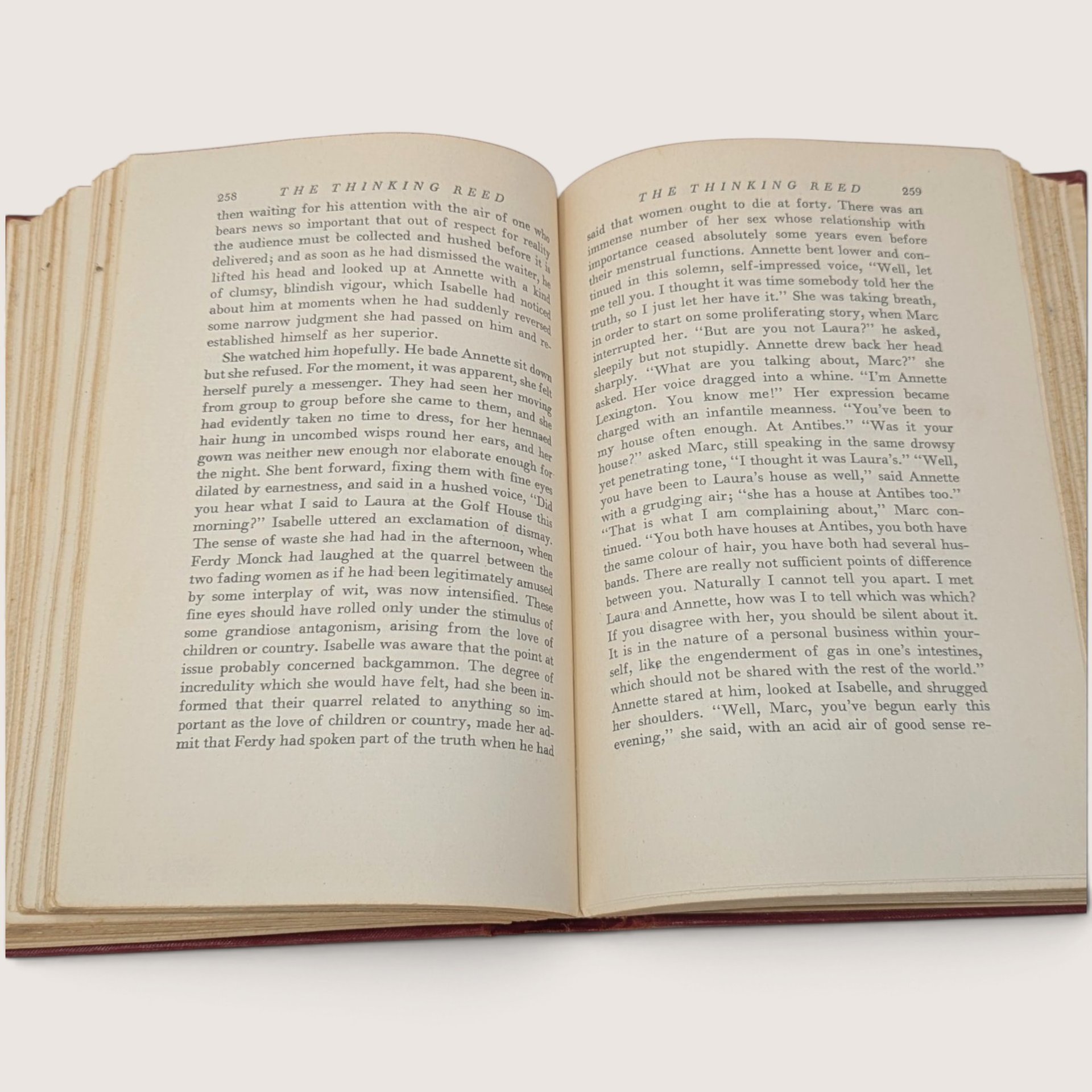 1936 The Thinking Reed Rebecca West Hardcover Book