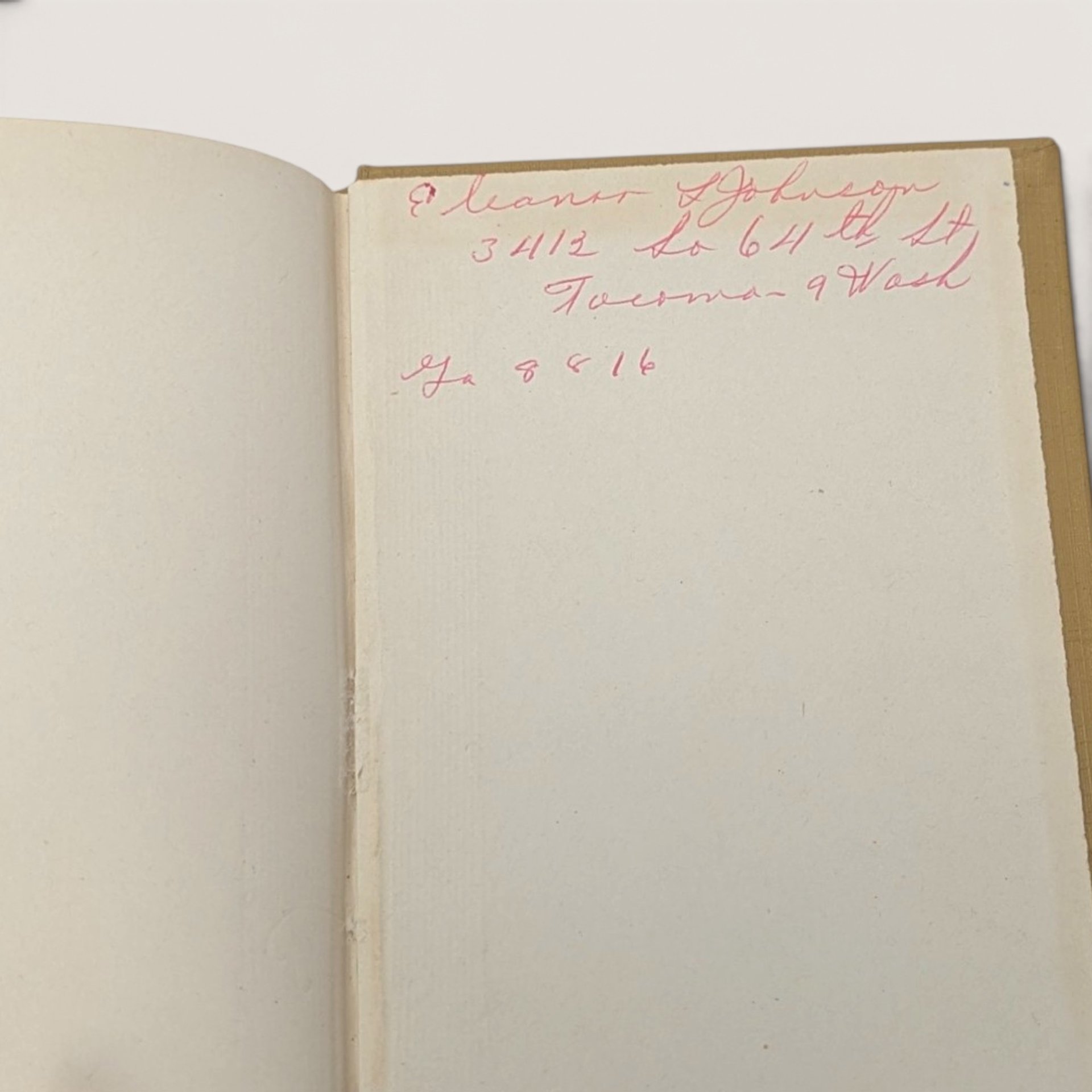 1940 New Ritual Order Of The Eastern Star Hardcover Book