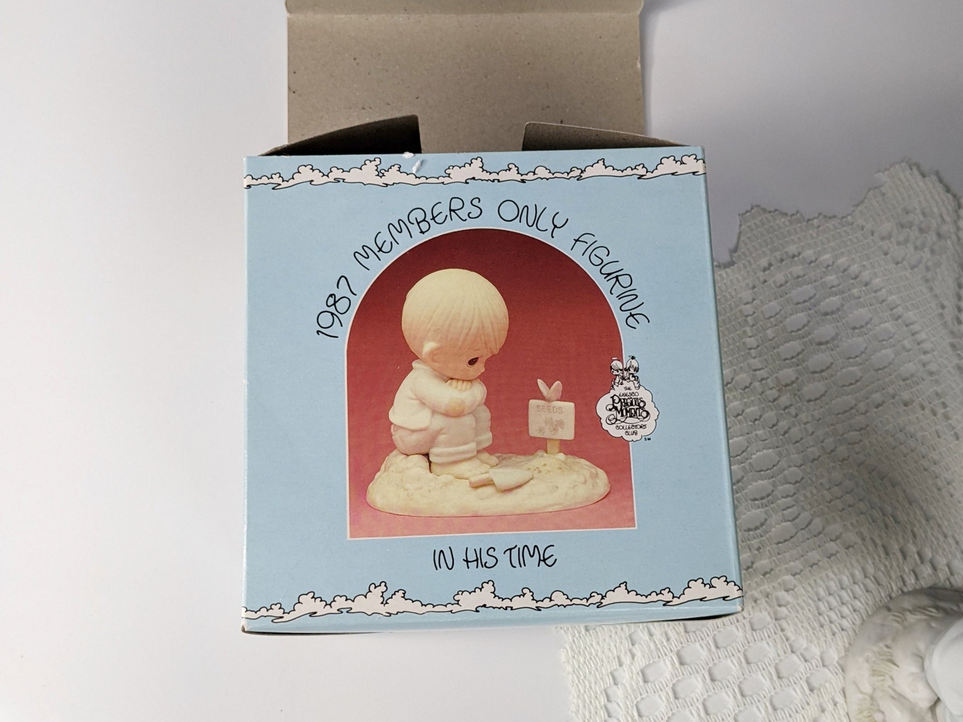 1987 Precious Moments In His Time Figurine