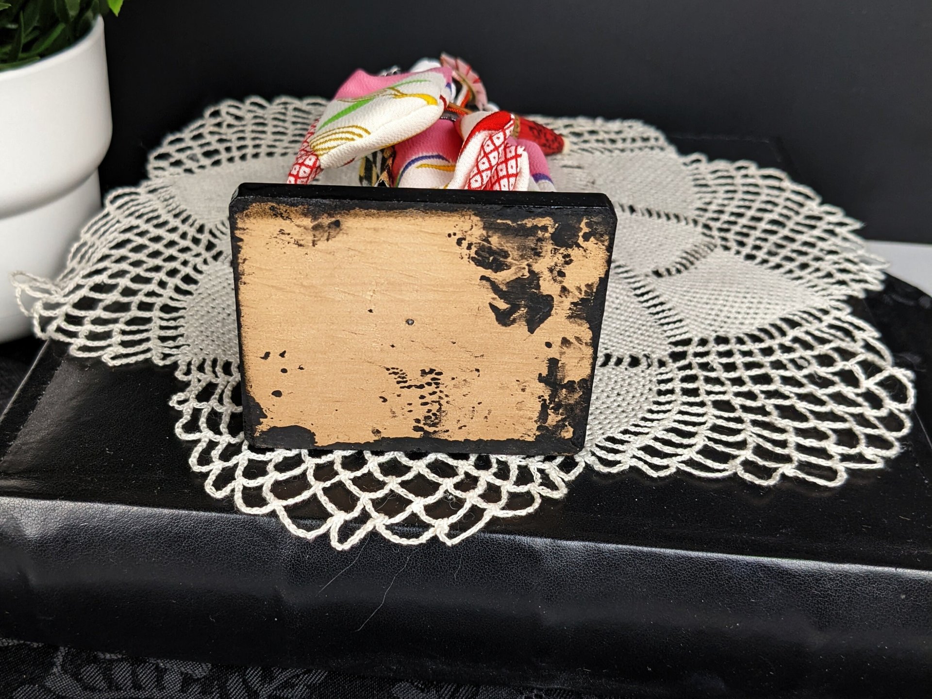 Pair of Vintage Small Wooden Geisha Figurines