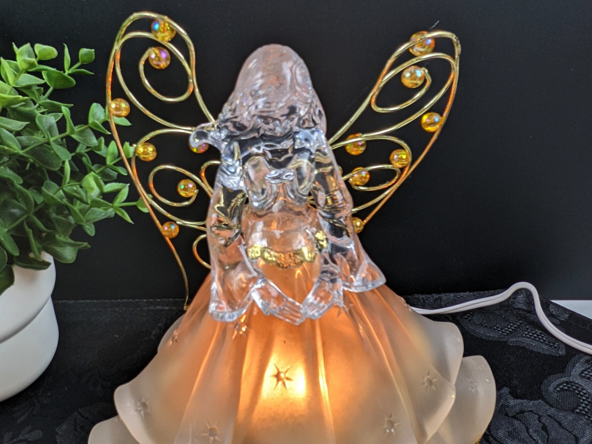 Golden Treasures 9" Light Up Angel