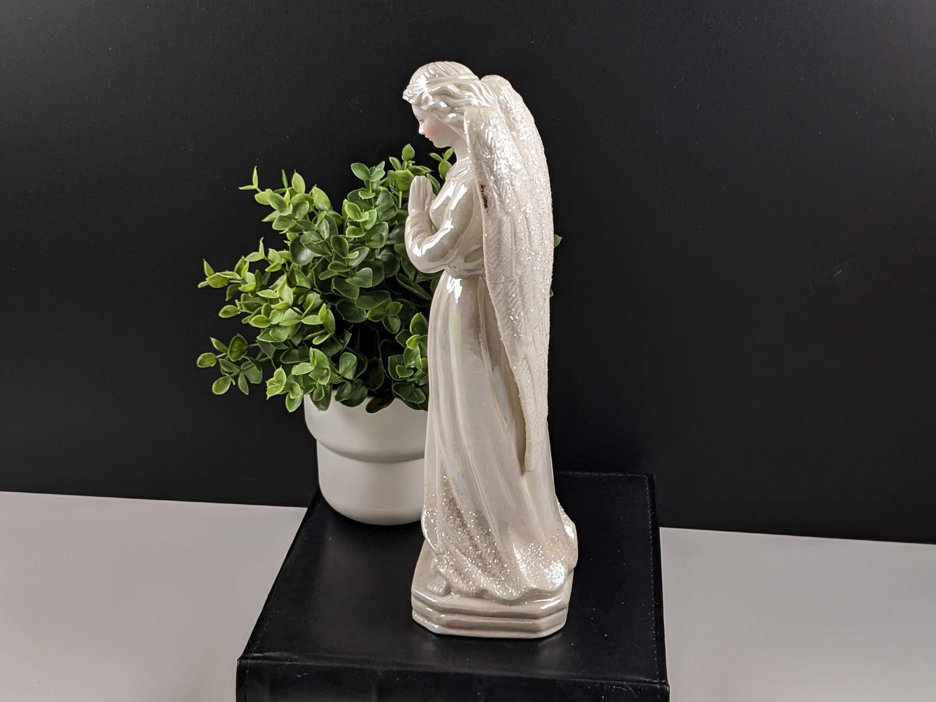 Vintage 11" Porcelain Angel Figurine/Statue by Cracker Barrel