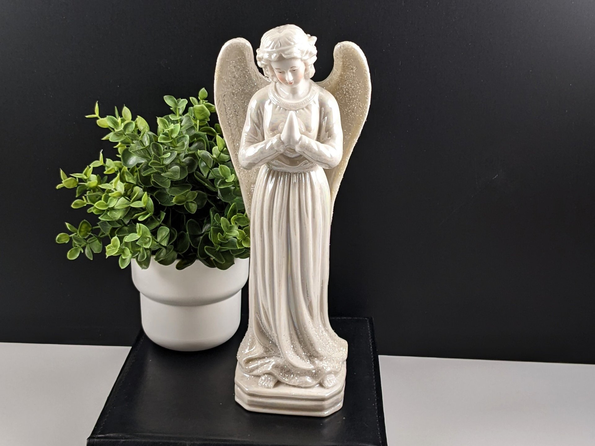 Vintage 11" Porcelain Angel Figurine/Statue by Cracker Barrel