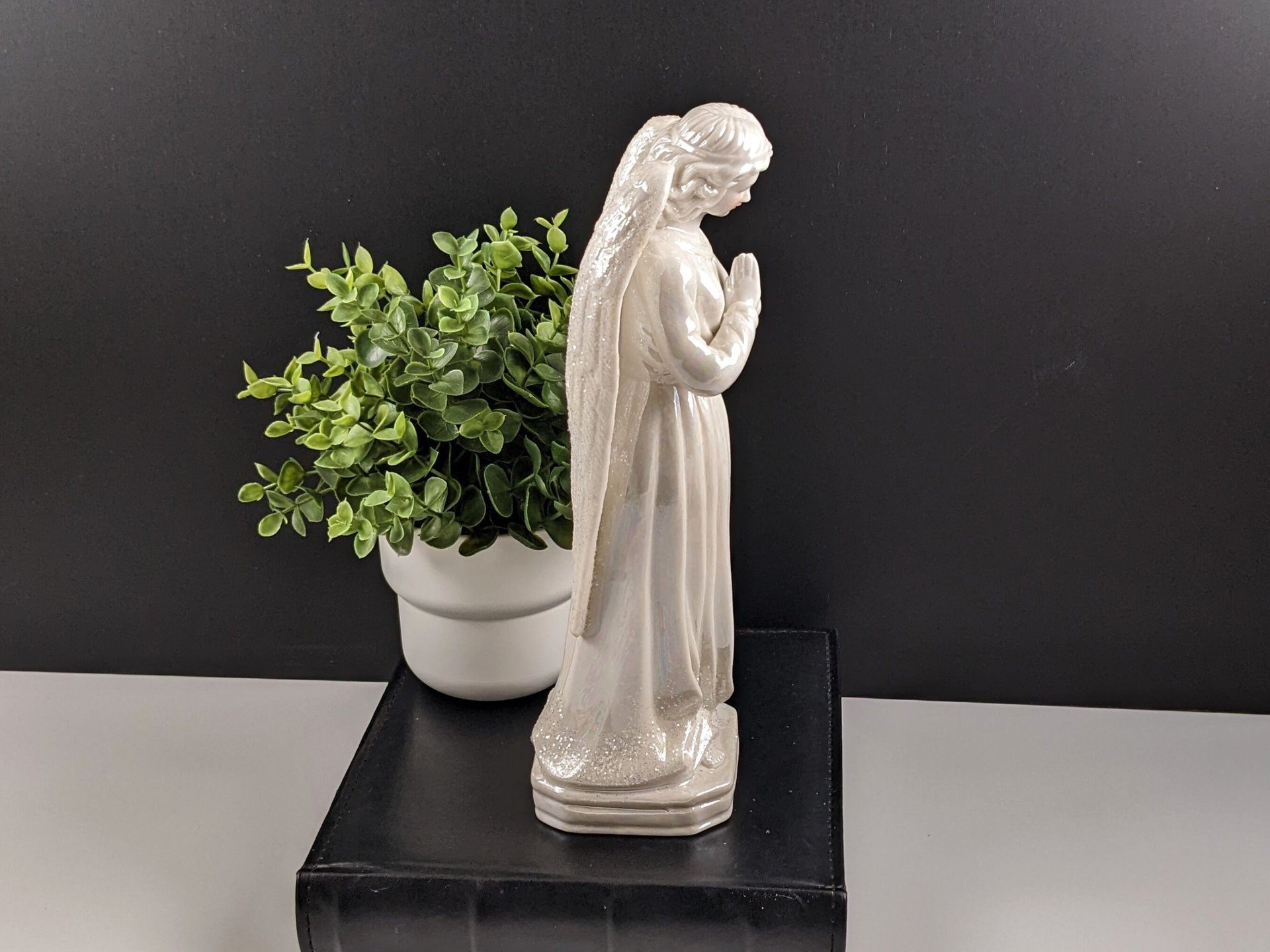 Vintage 11" Porcelain Angel Figurine/Statue by Cracker Barrel