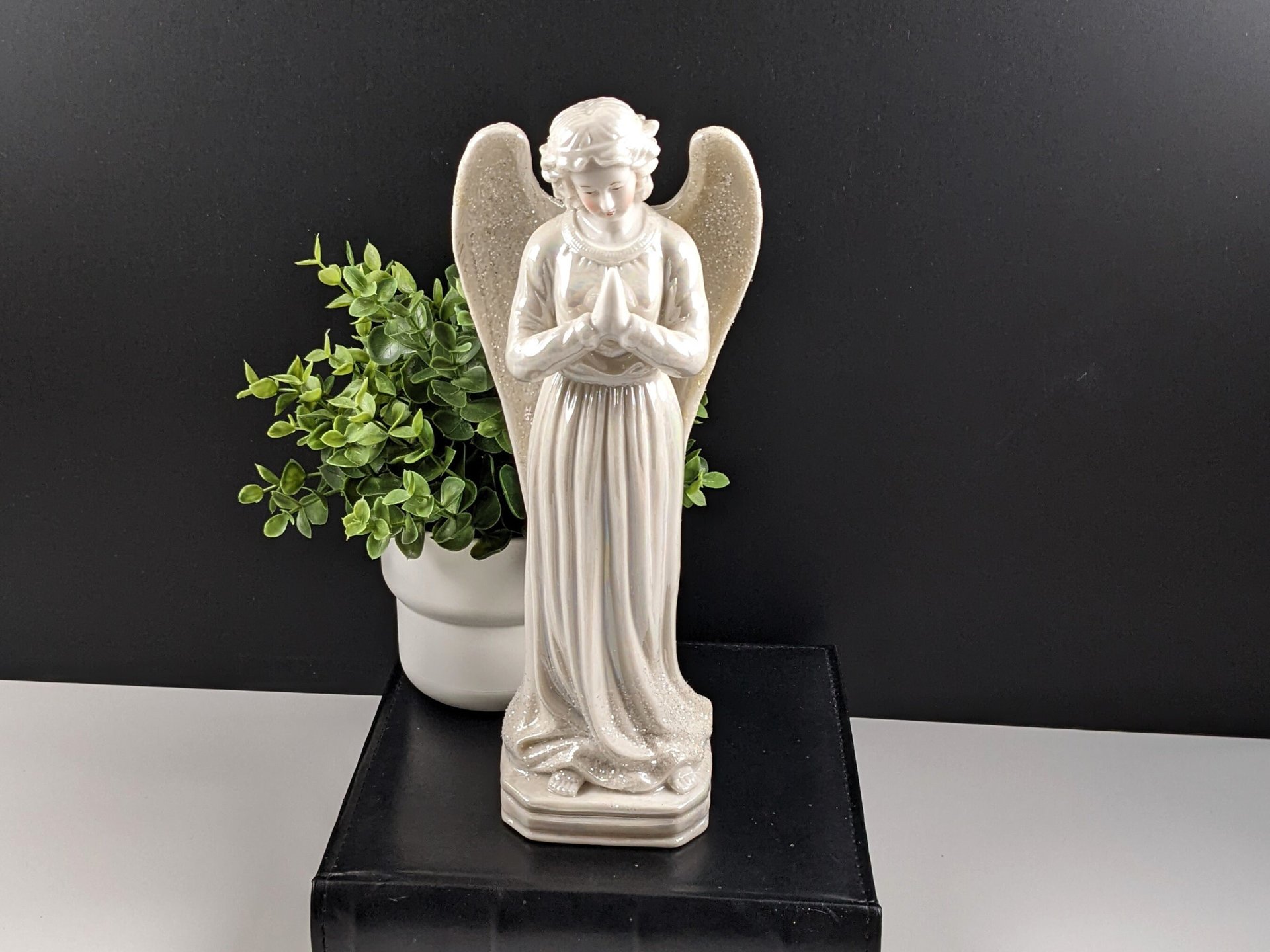 Vintage 11" Porcelain Angel Figurine/Statue by Cracker Barrel
