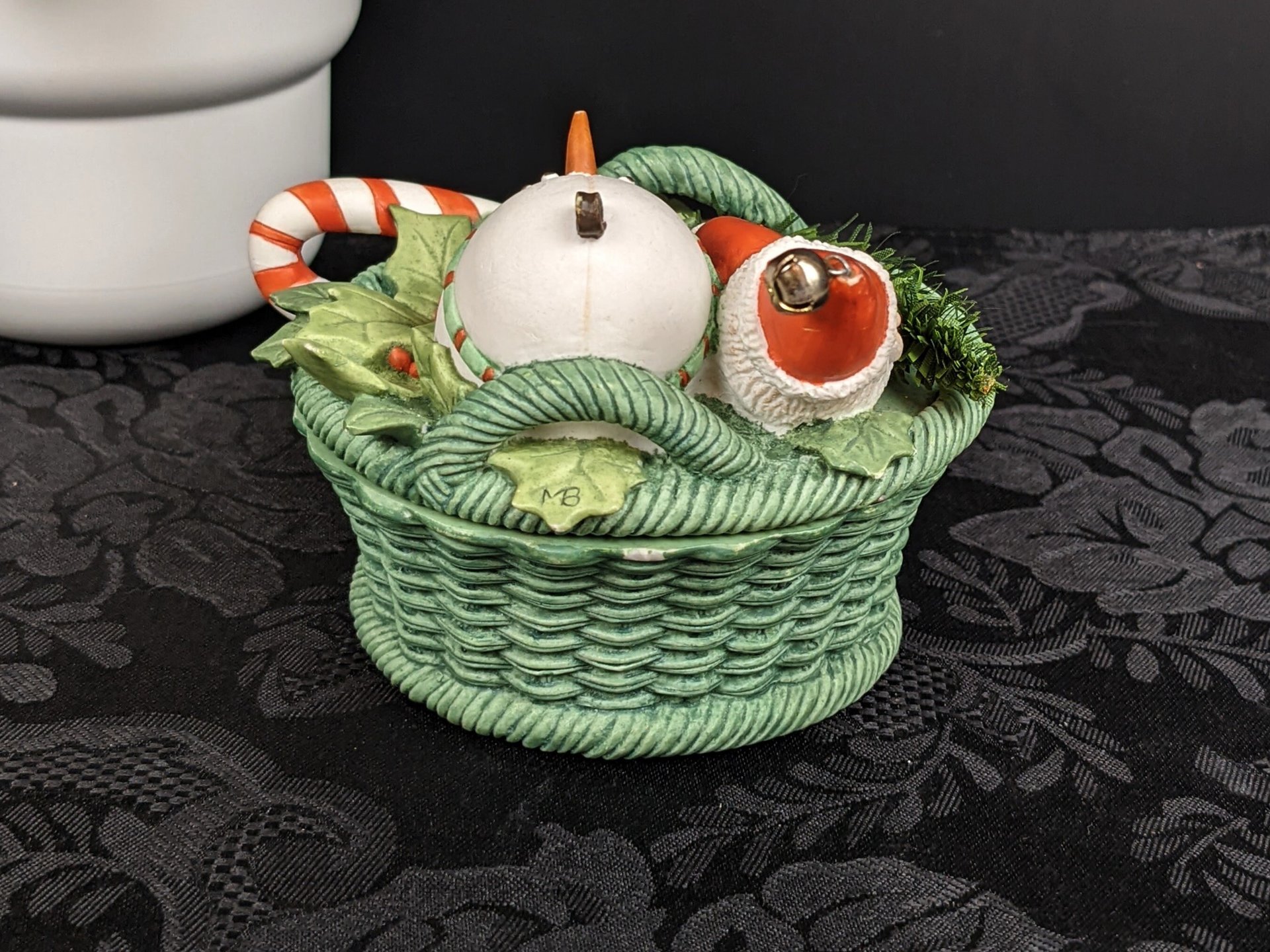 Vintage Marjolein Bastin Christmas Trinket Box