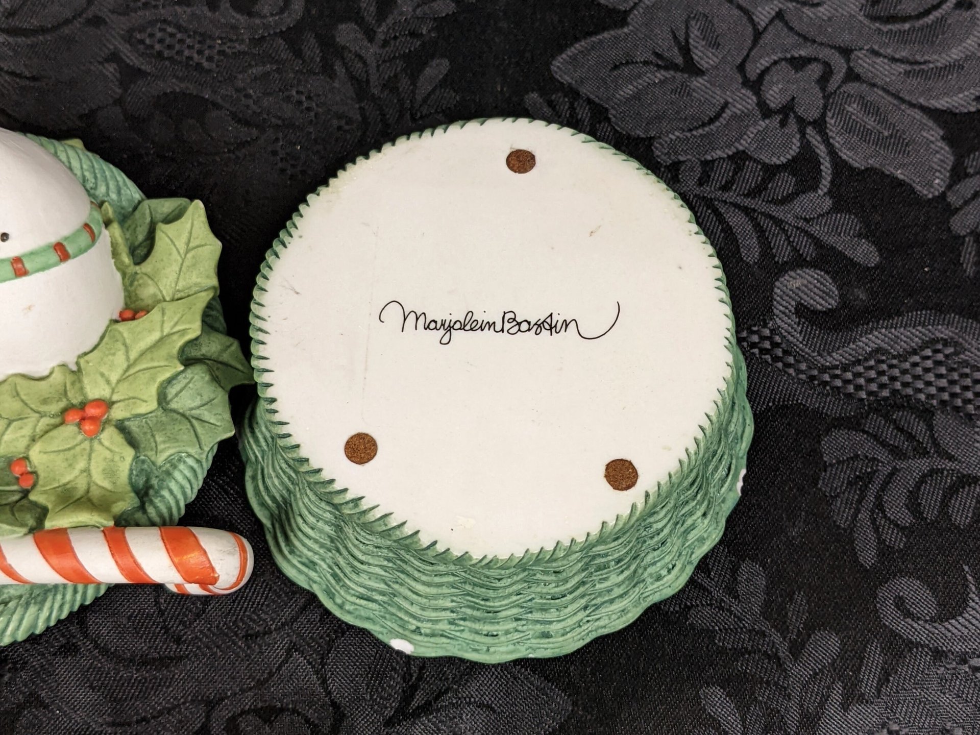 Vintage Marjolein Bastin Christmas Trinket Box