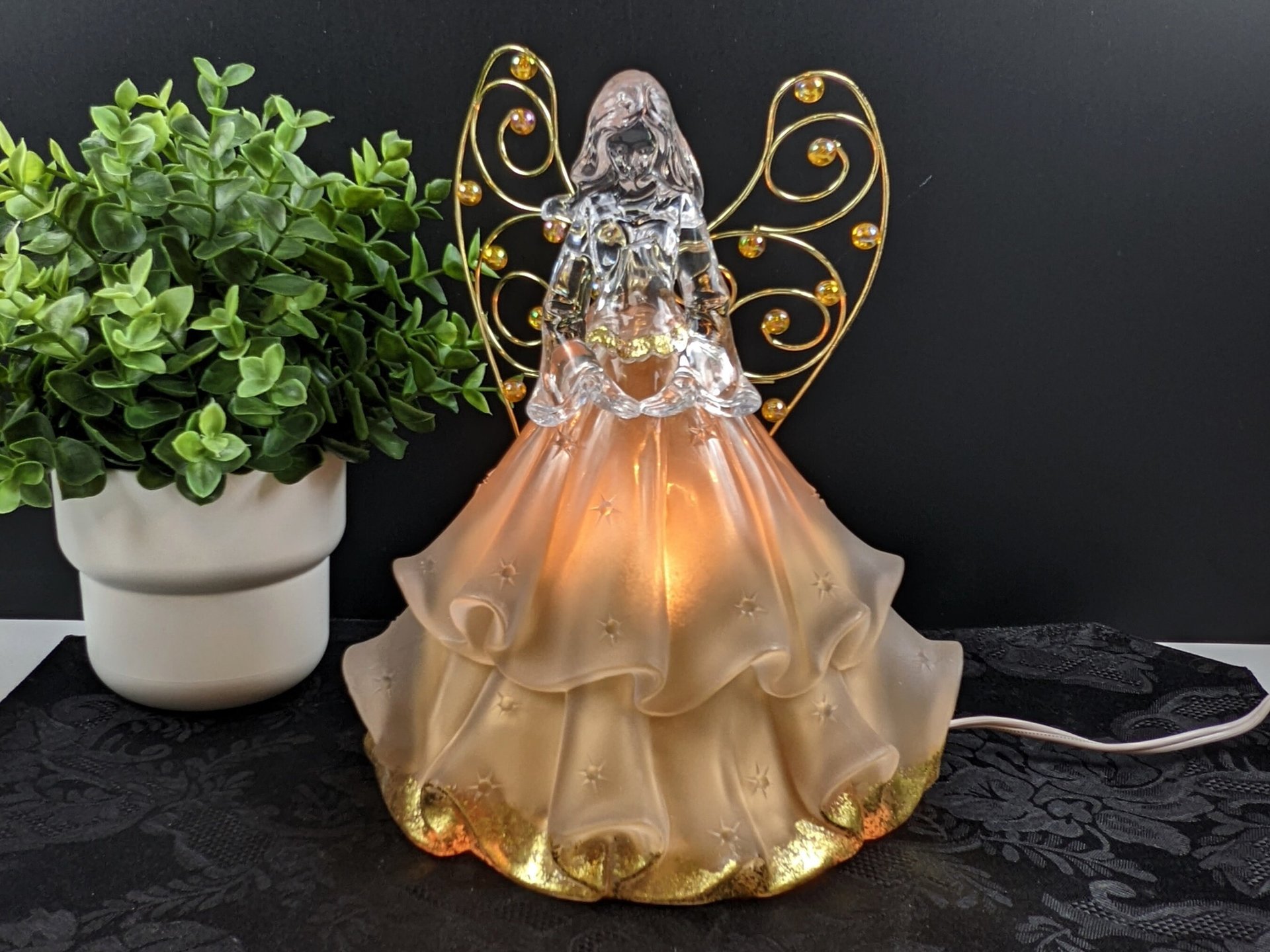 Golden Treasures 9" Light Up Angel