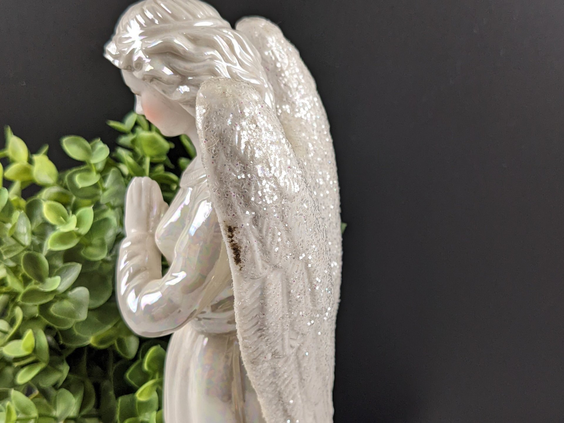 Vintage 11" Porcelain Angel Figurine/Statue by Cracker Barrel