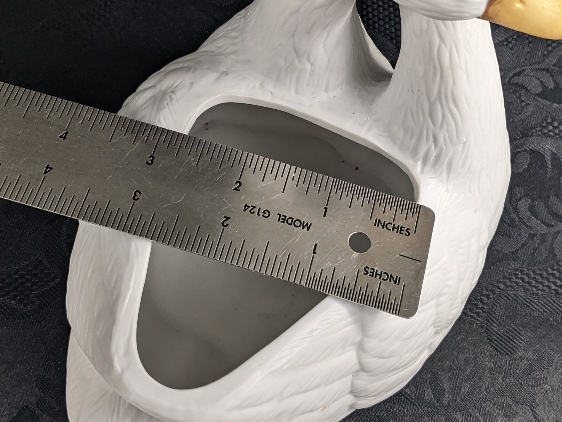 Vintage Ceramic Plant Holder with Geese