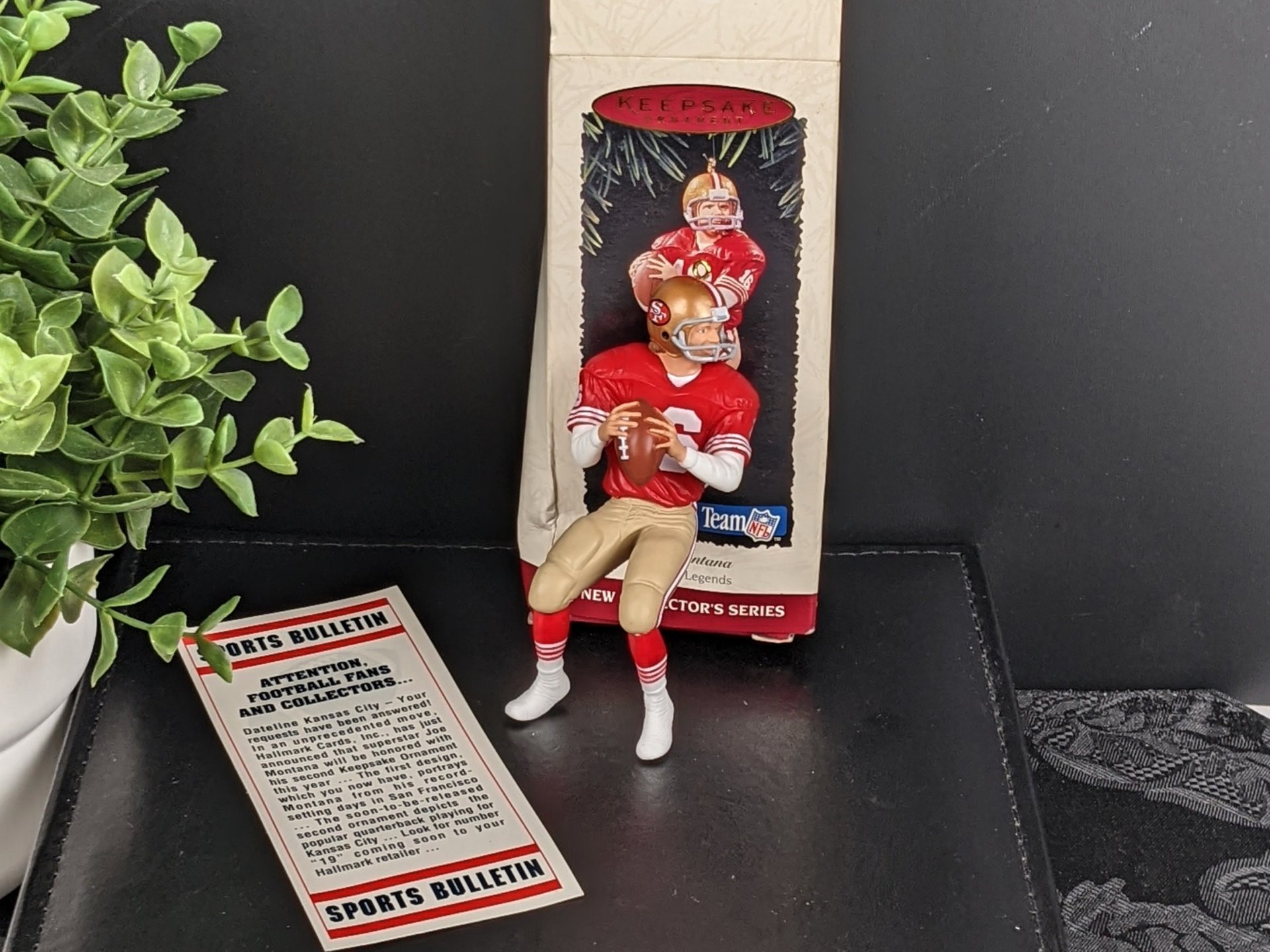 1995 Hallmark Keepsake Joe Montana Ornament