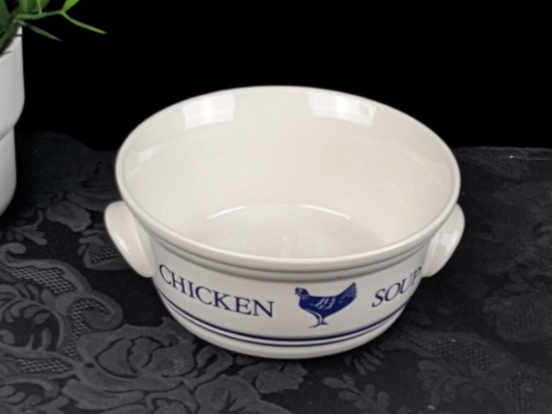 FTDA Chicken Soup Handled Bowl