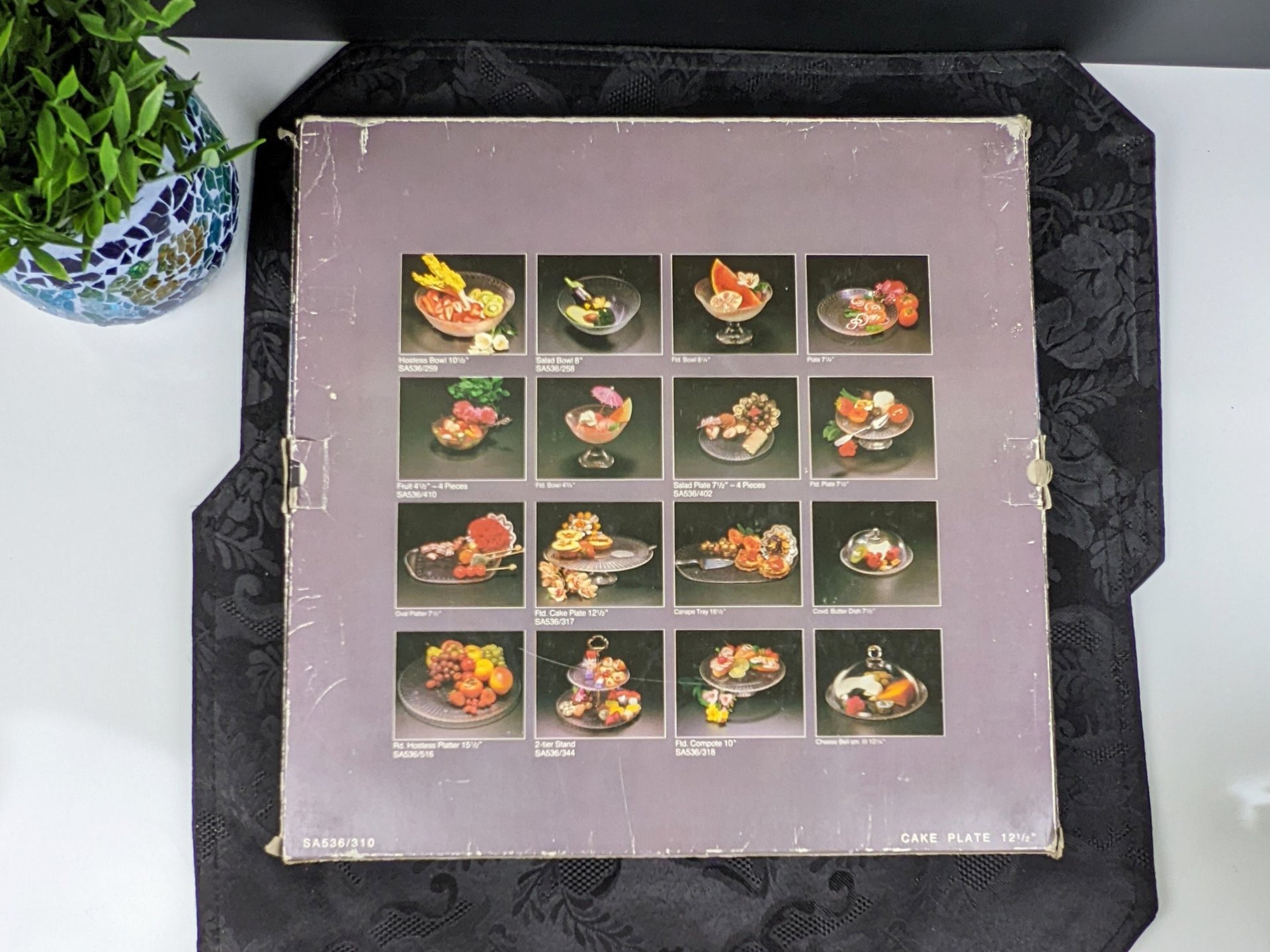 Vintage Mikasa Symphony 12 1/2" Cake Plate SA536/310