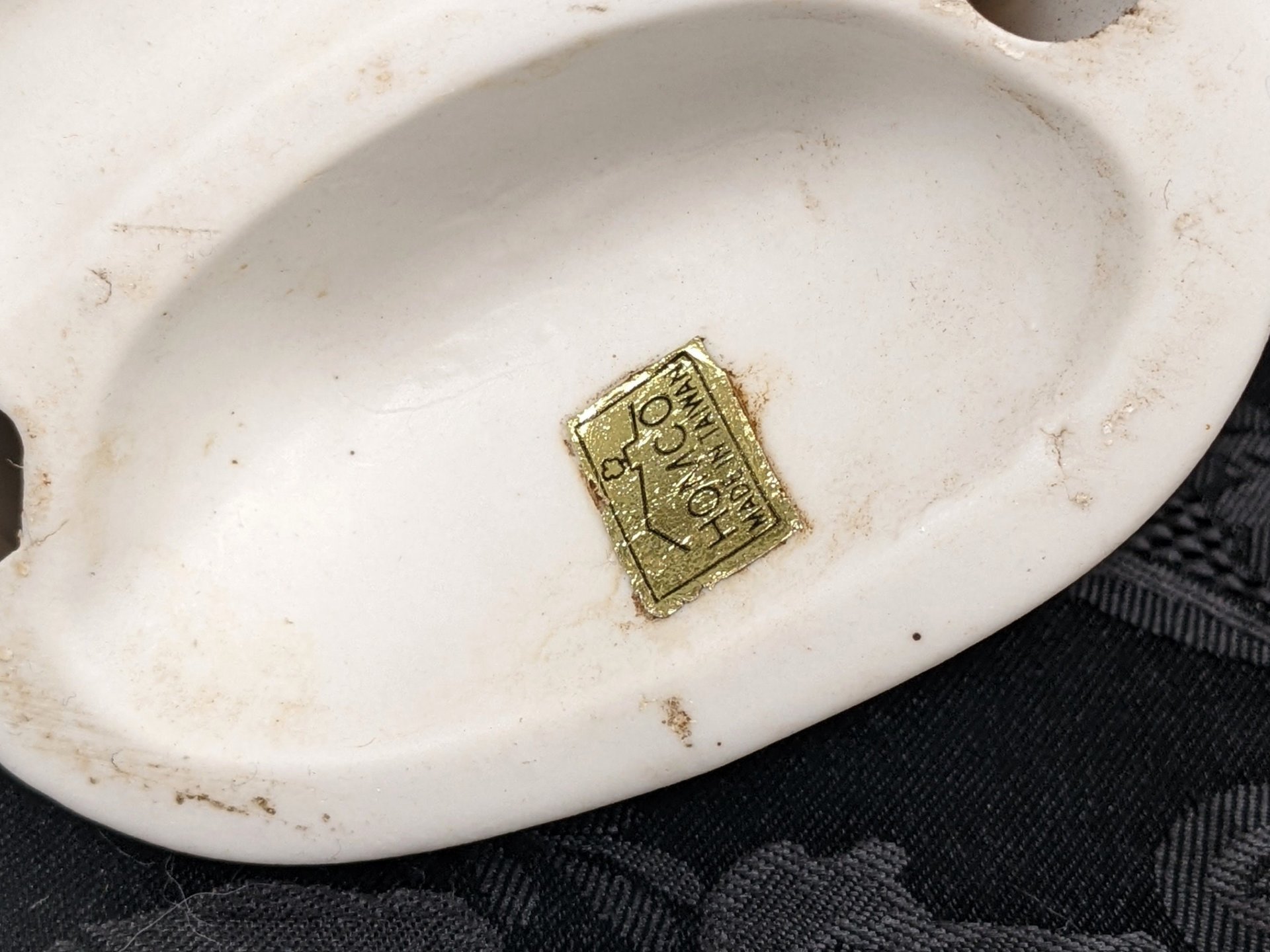 Vintage Homco 1298 Ceramic Mother Owl Babies Figurine