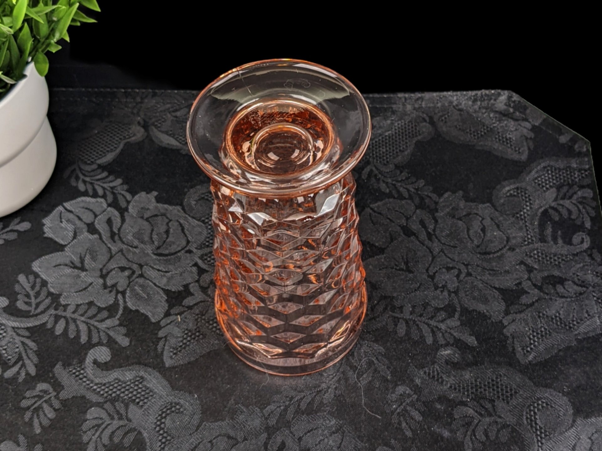 Indiana Glass American Whitehall Peach 4pc Cooler Glass Set