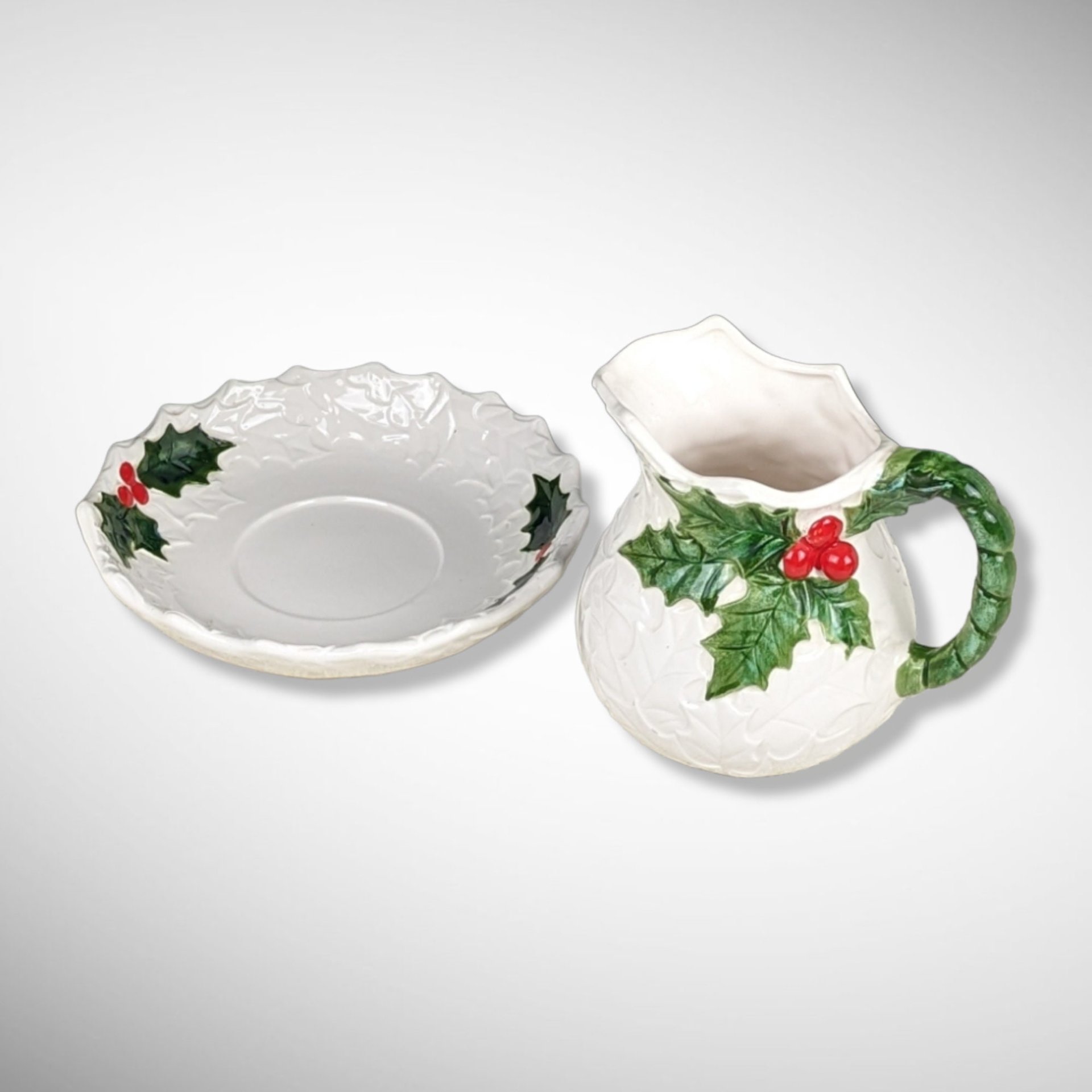 Lefton Plate and Small Water Pitcher 1970/71