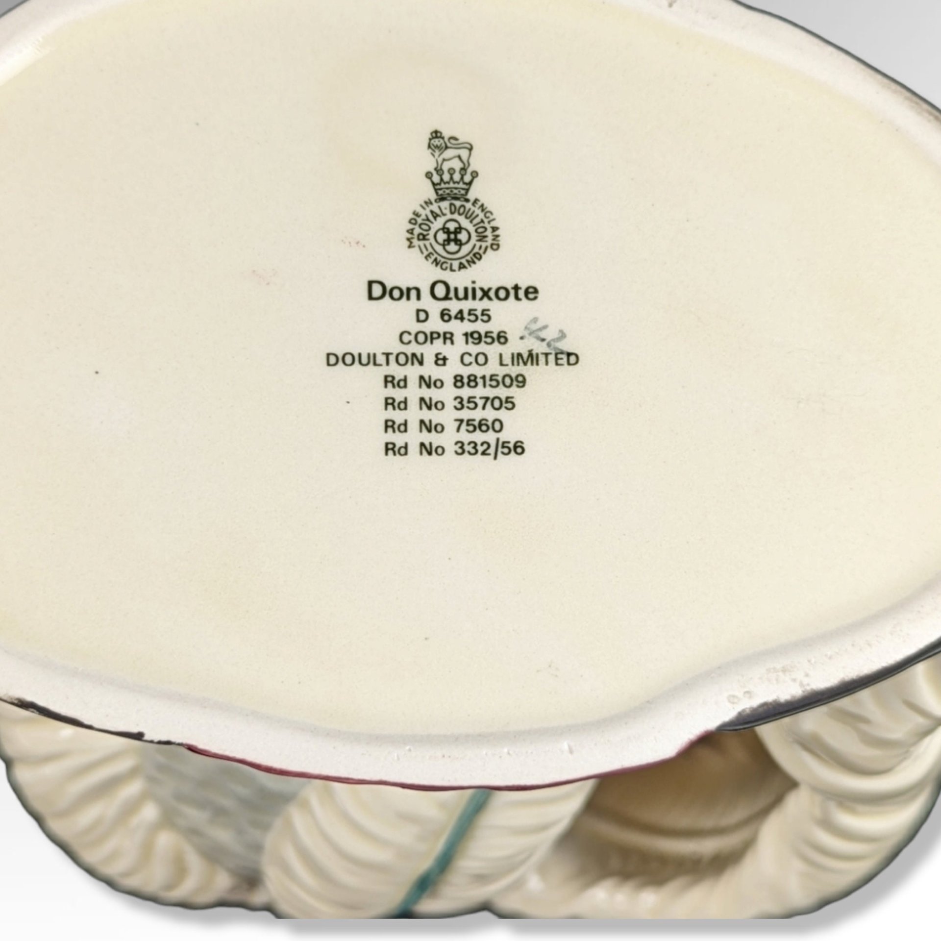 Large Royal Doulton Toby Jug 'Don Quixote' # 6455