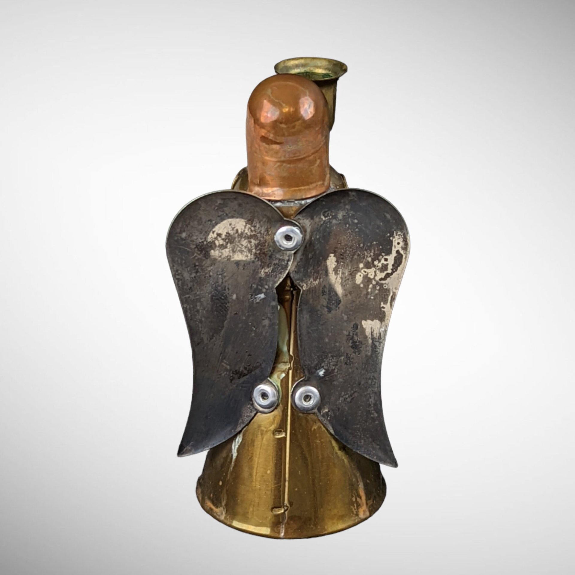 Vintage Brass Angel Figurine/small Candle Holder