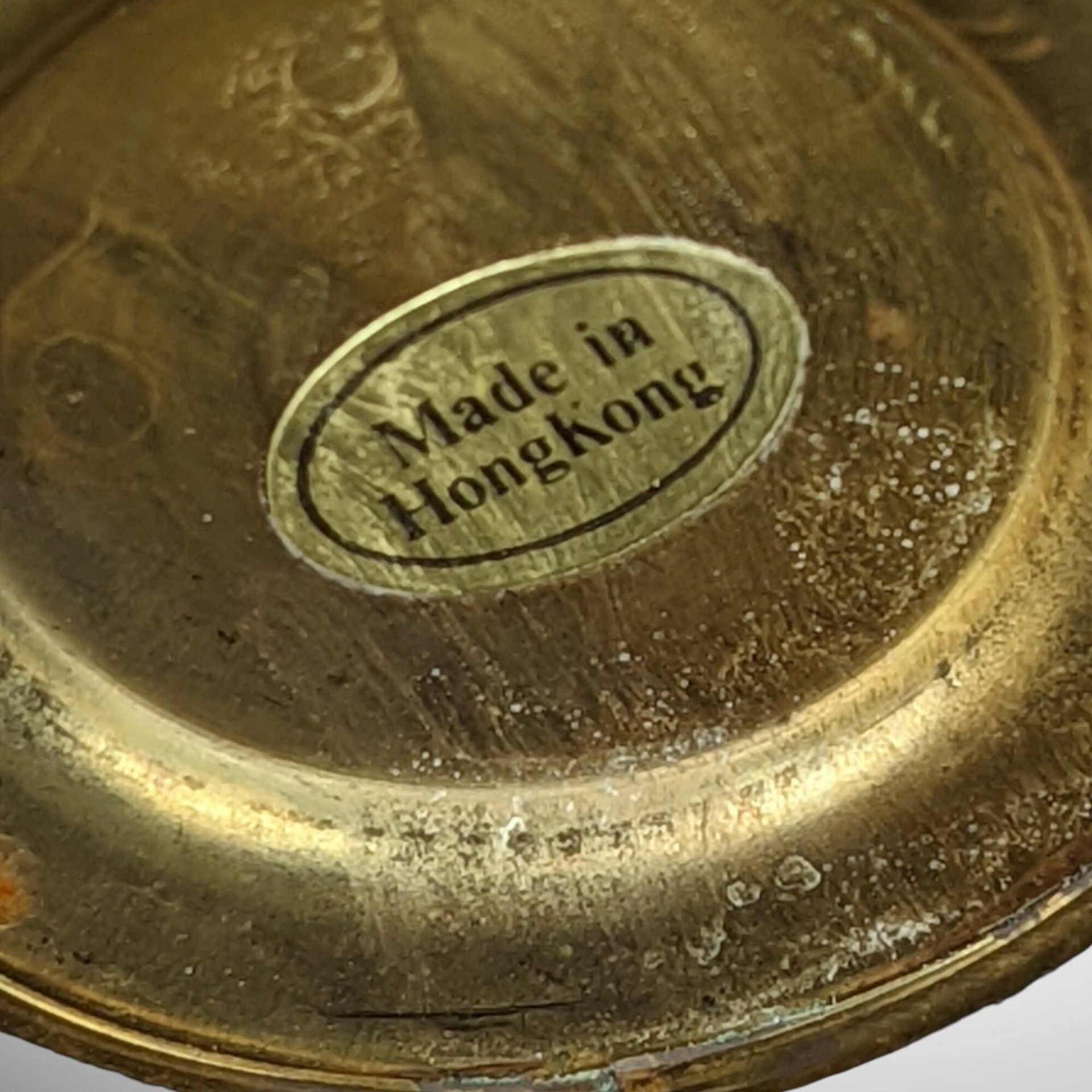 Vintage Brass Angel Figurine/small Candle Holder