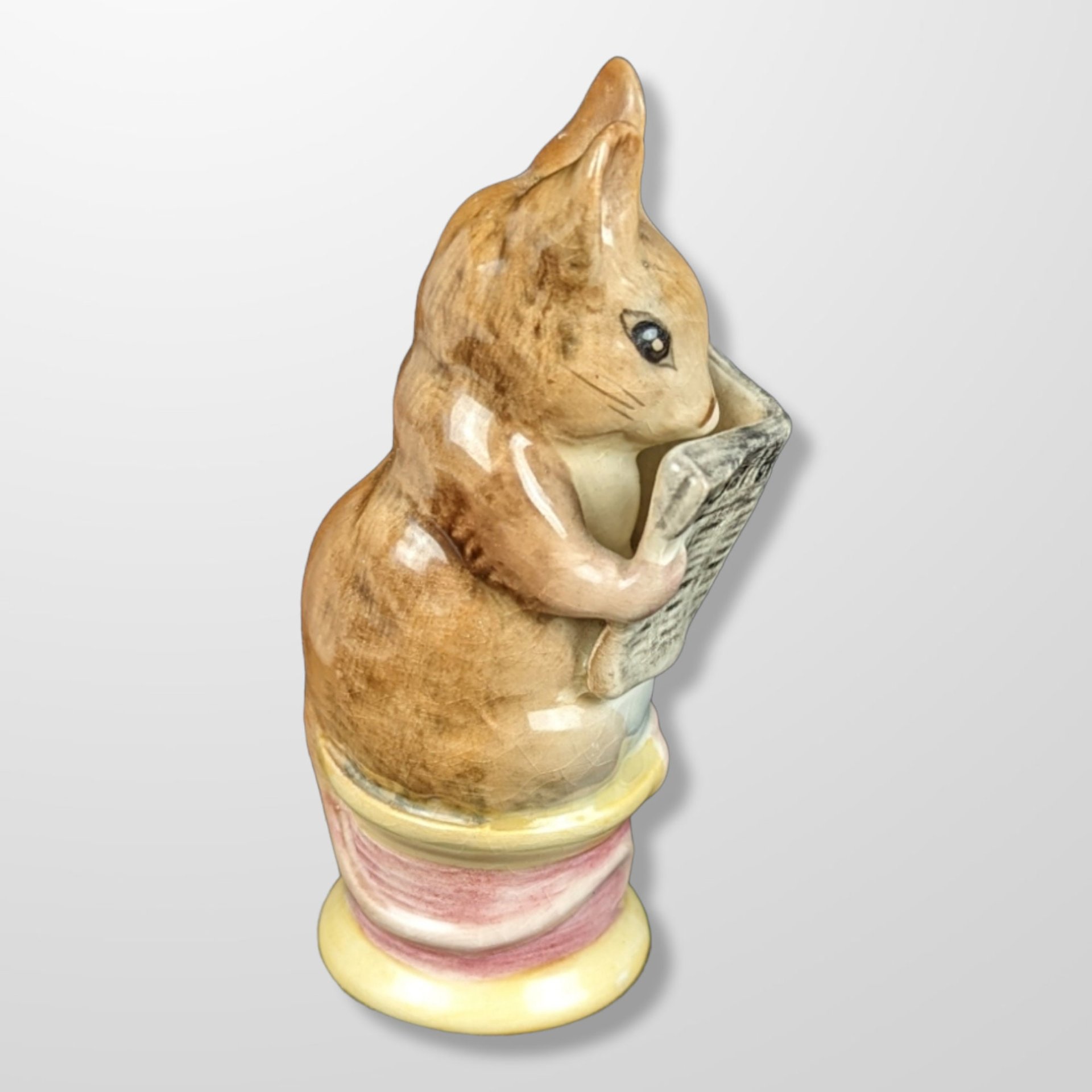 Vintage Beatrix Potter Tailor of Gloucester Mouse Figurine