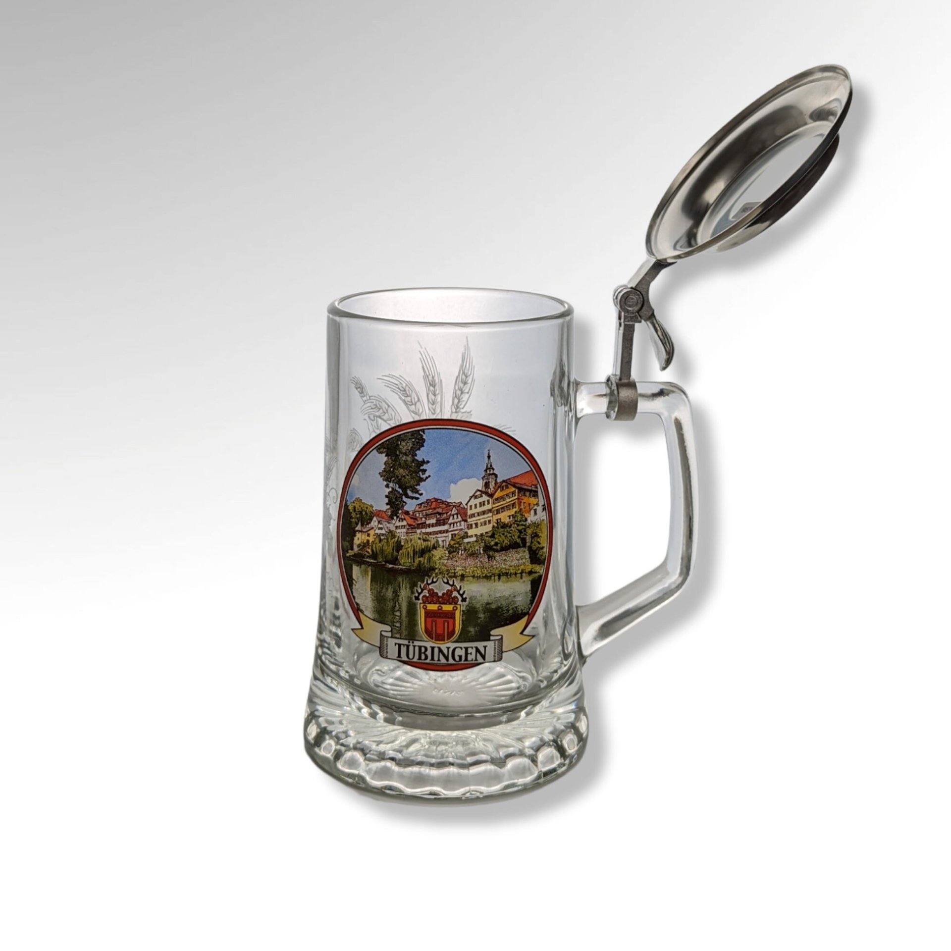 Bockling Germany Glass Beer Stein