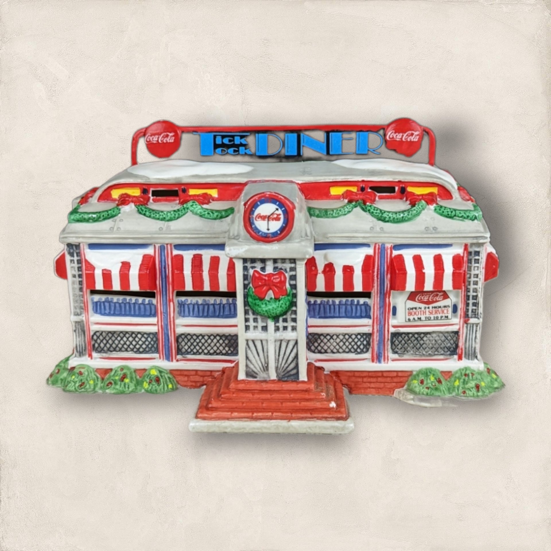 1992 Coca-Cola Town Square Tick Tock Diner Village House