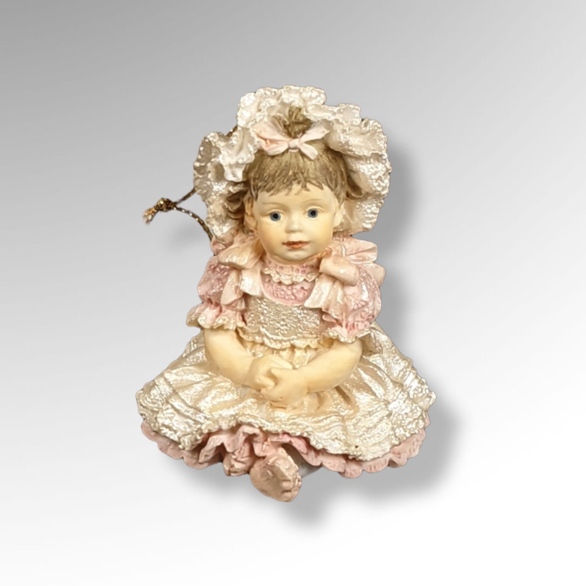 Set of 7 1994 Hamilton Collection Derek Darling Resin Ornaments