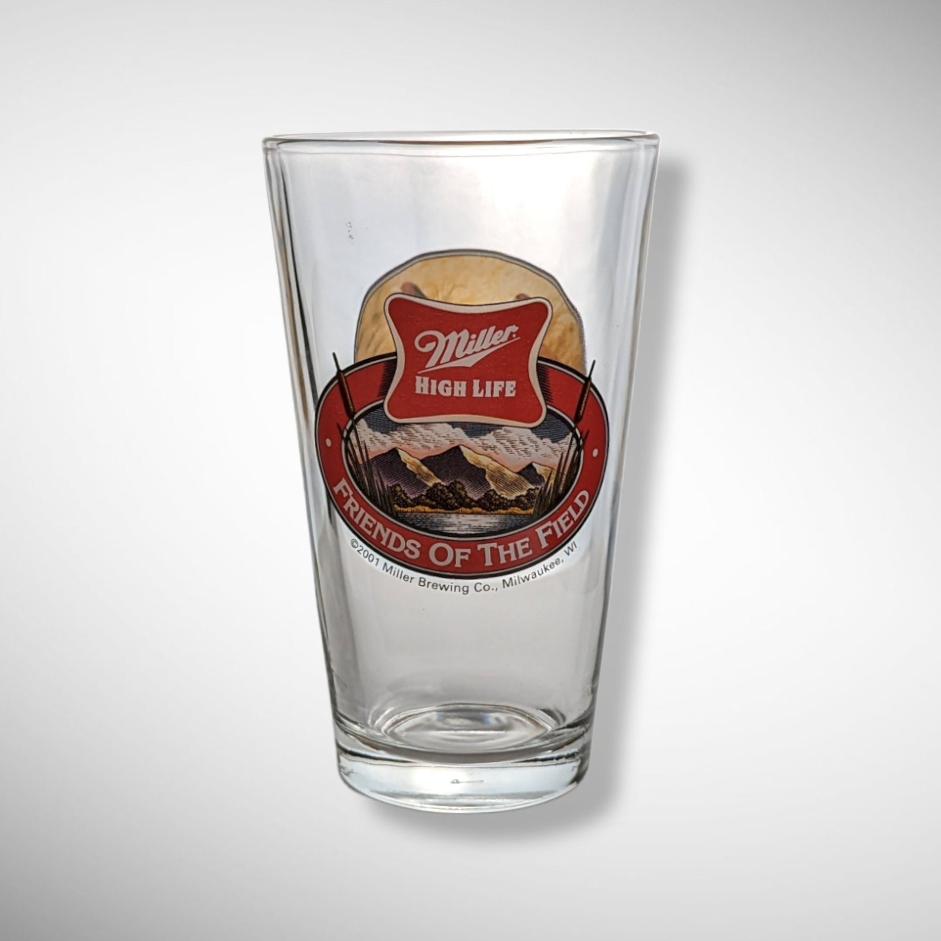 2001 Miller High Life Friends of the Field Glass with Pheasant