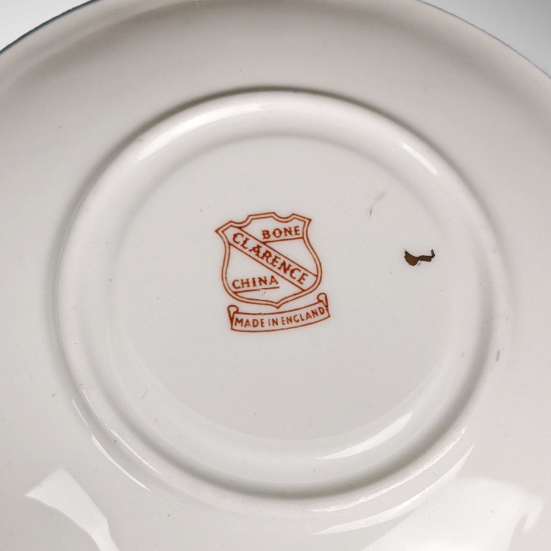 Vintage Clarence Magnolia Bone China Tea Cup and Saucer Set