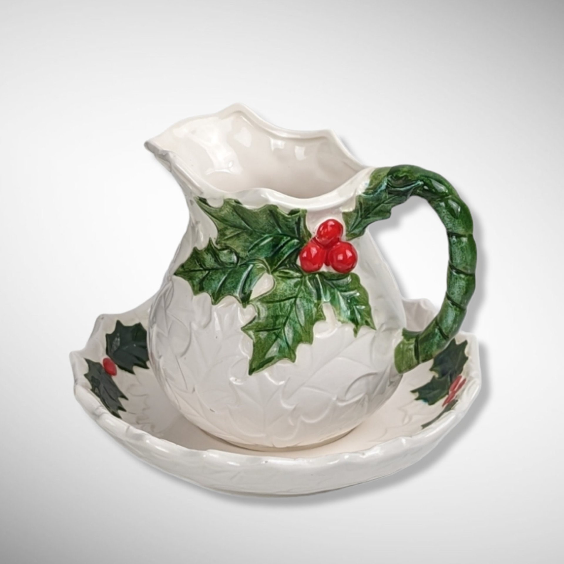 Lefton Plate and Small Water Pitcher 1970/71