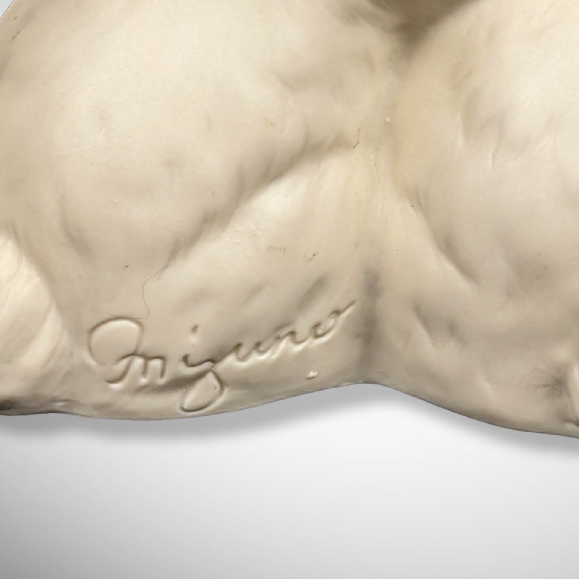 1990 Homco 'He Loves Me' Rabbits Figurine