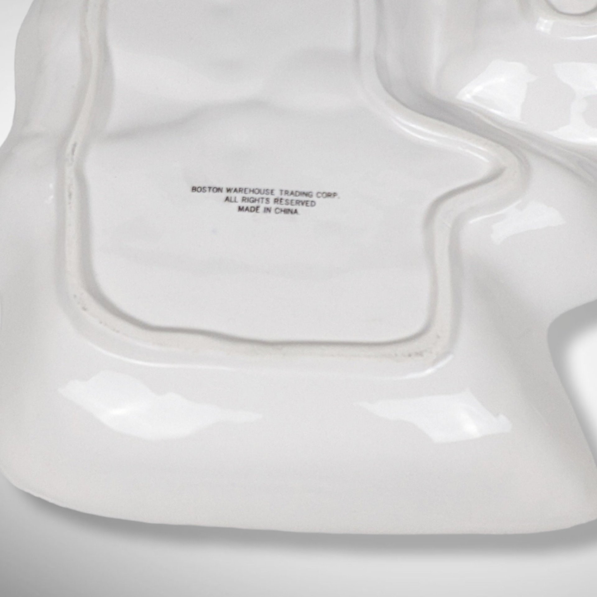 Boston Warehouse Chip and Dip French Pig Chef Serving Tray