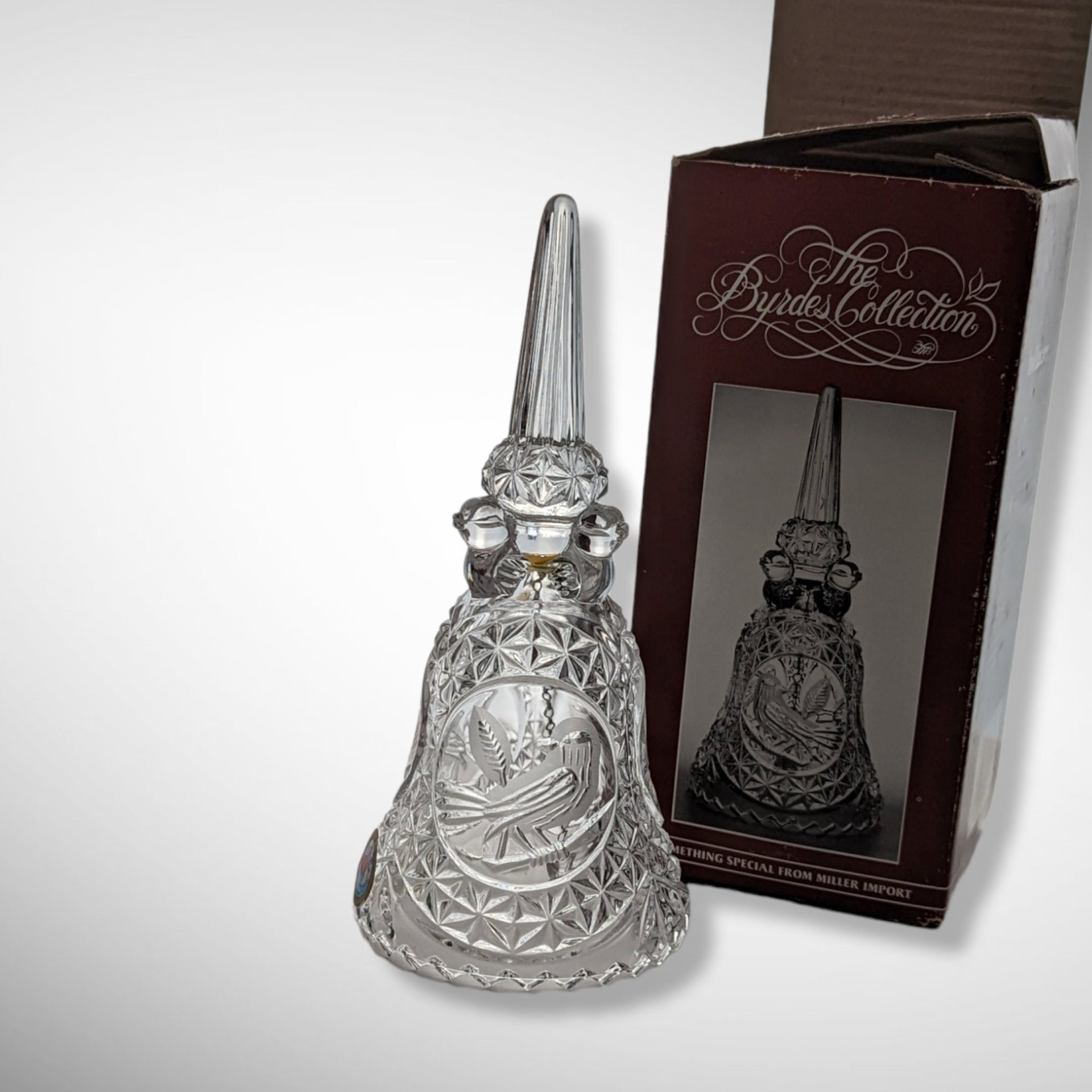 Hofbauer 1984 Byrdes 24% Lead Crystal Bell