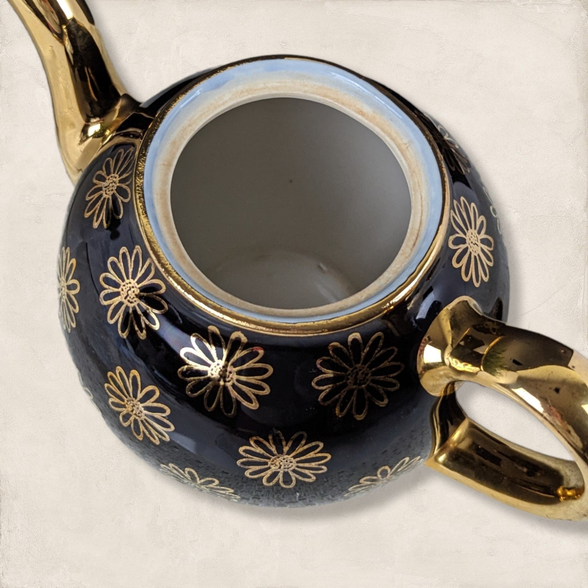 Vintage Hall 050 GL French Daisy Teapot (6-Cup)