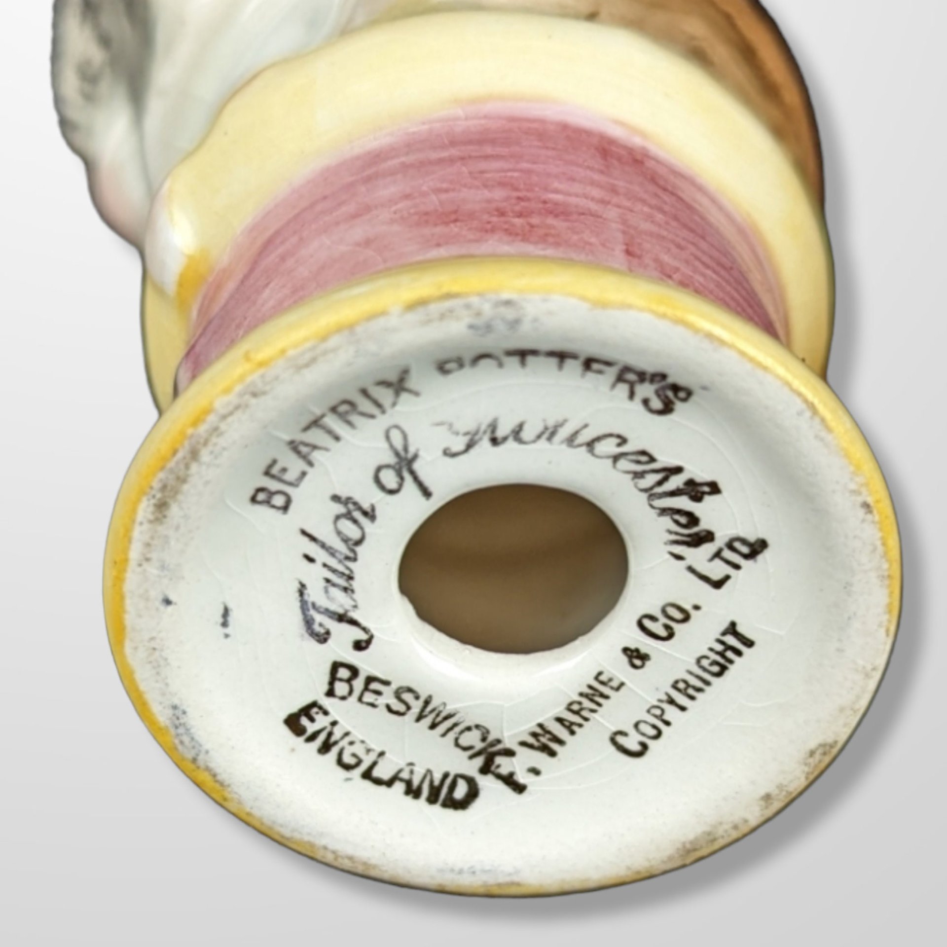 Vintage Beatrix Potter Tailor of Gloucester Mouse Figurine