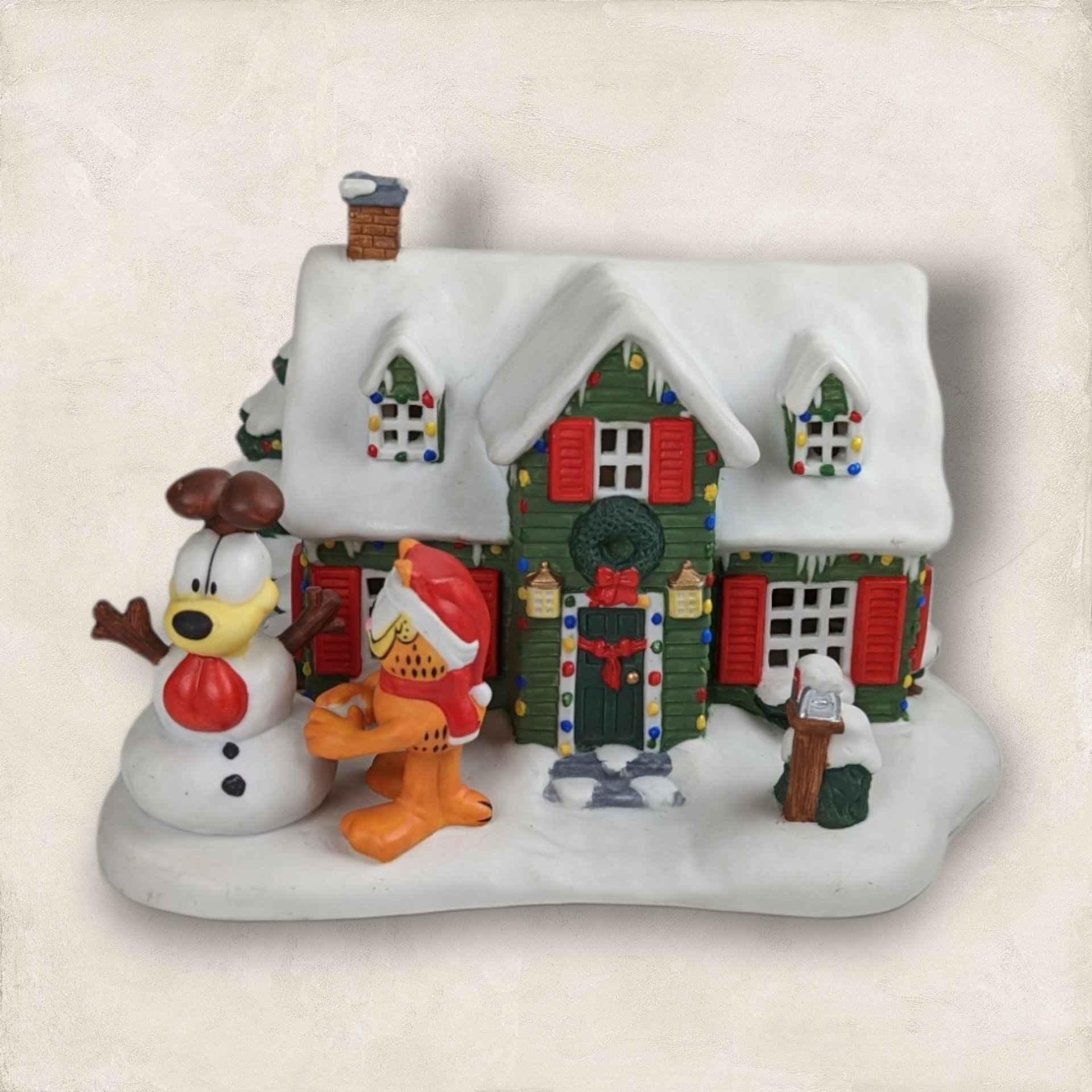 Danbury Mint 1994 Garfield's Christmas Village