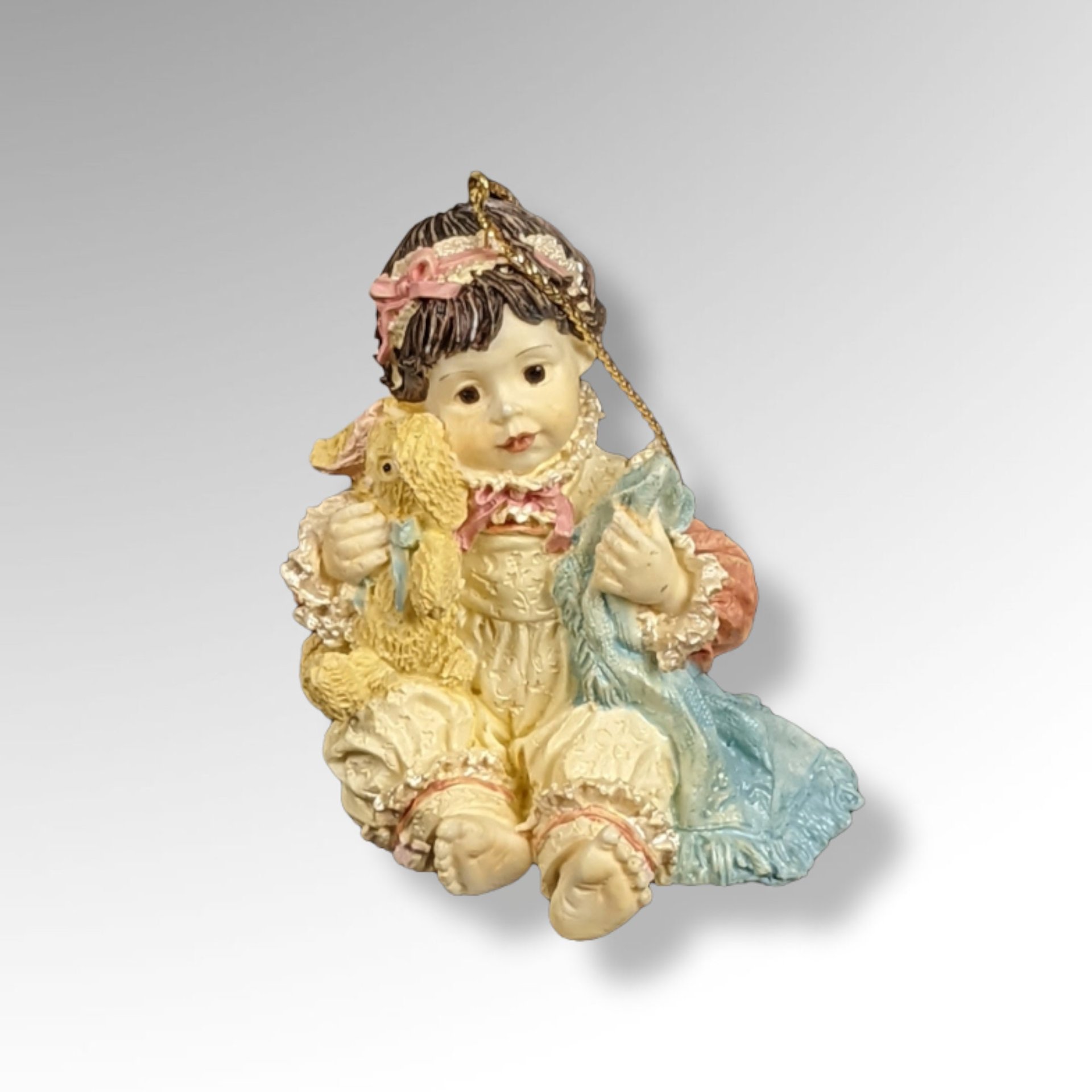 Set of 7 1994 Hamilton Collection Derek Darling Resin Ornaments