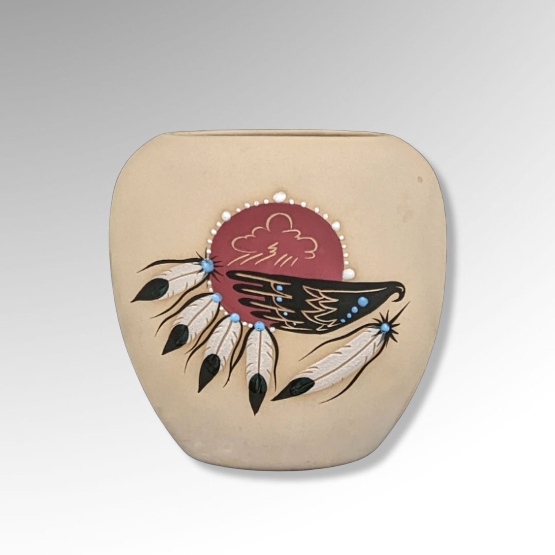 Vintage Signed Betty Selby Pueblo Pottery Vase 331