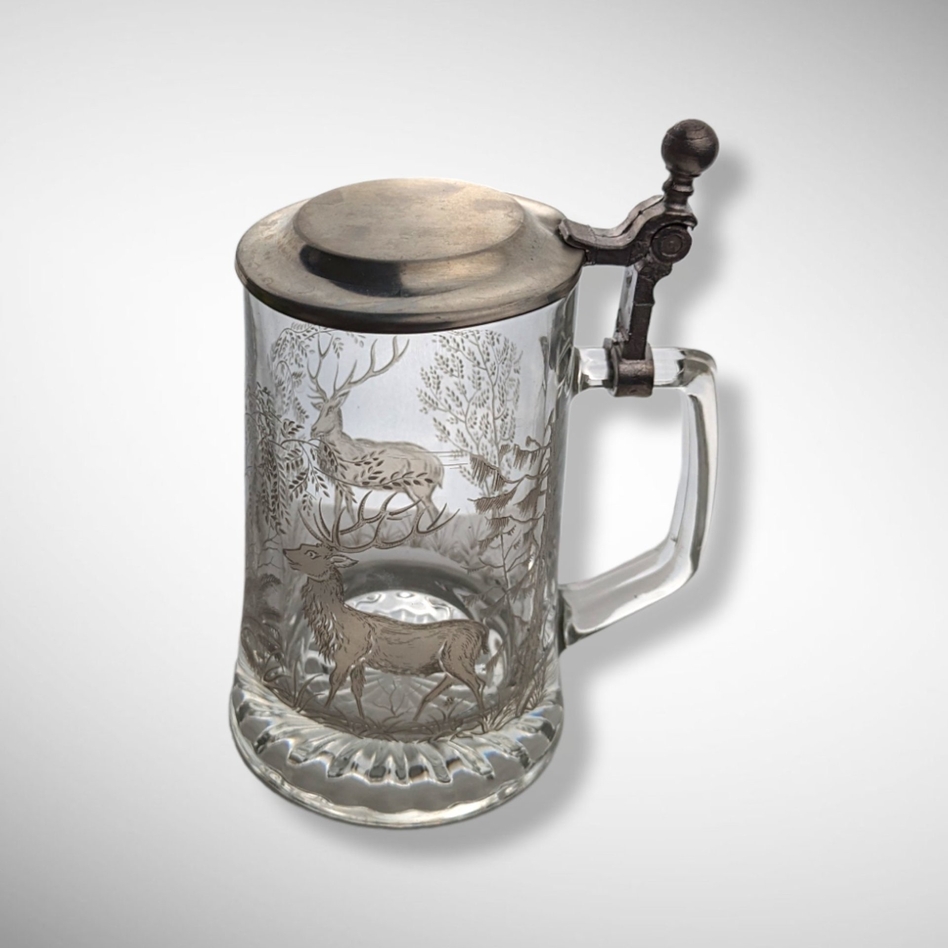 ALWE German Beer Stein with Deer